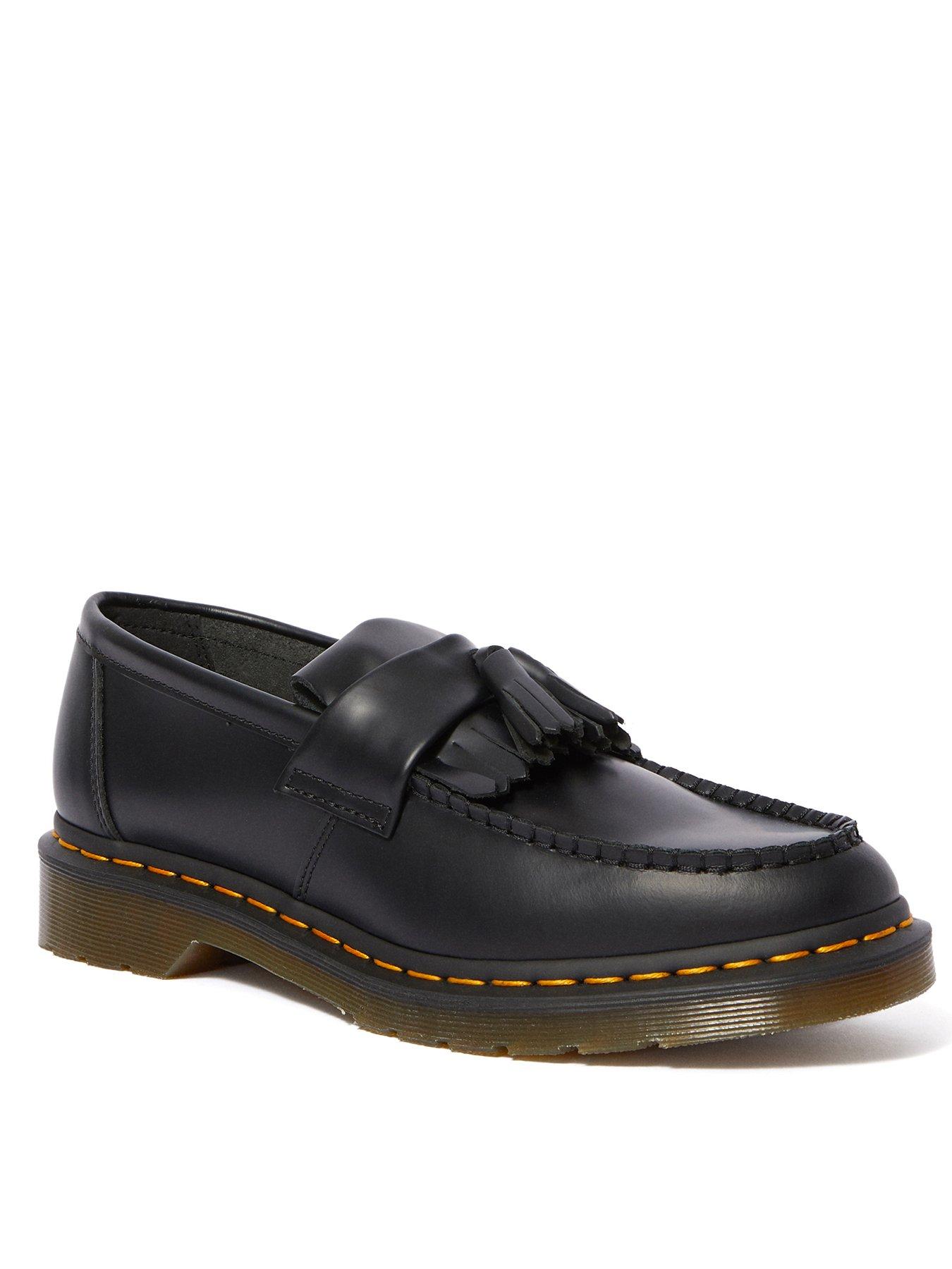 Image 2 of 6 of Dr Martens Adrian Smooth Leather Tassel Loafers - Black