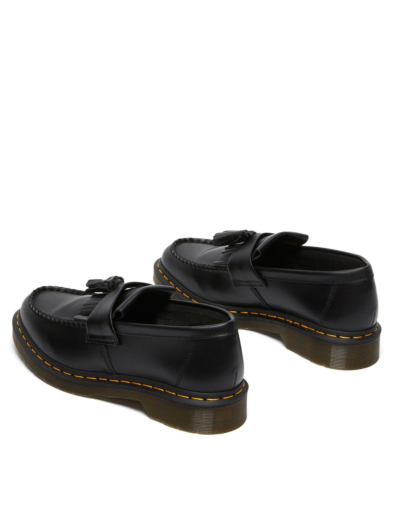 Image 3 of 6 of Dr Martens Adrian Smooth Leather Tassel Loafers - Black