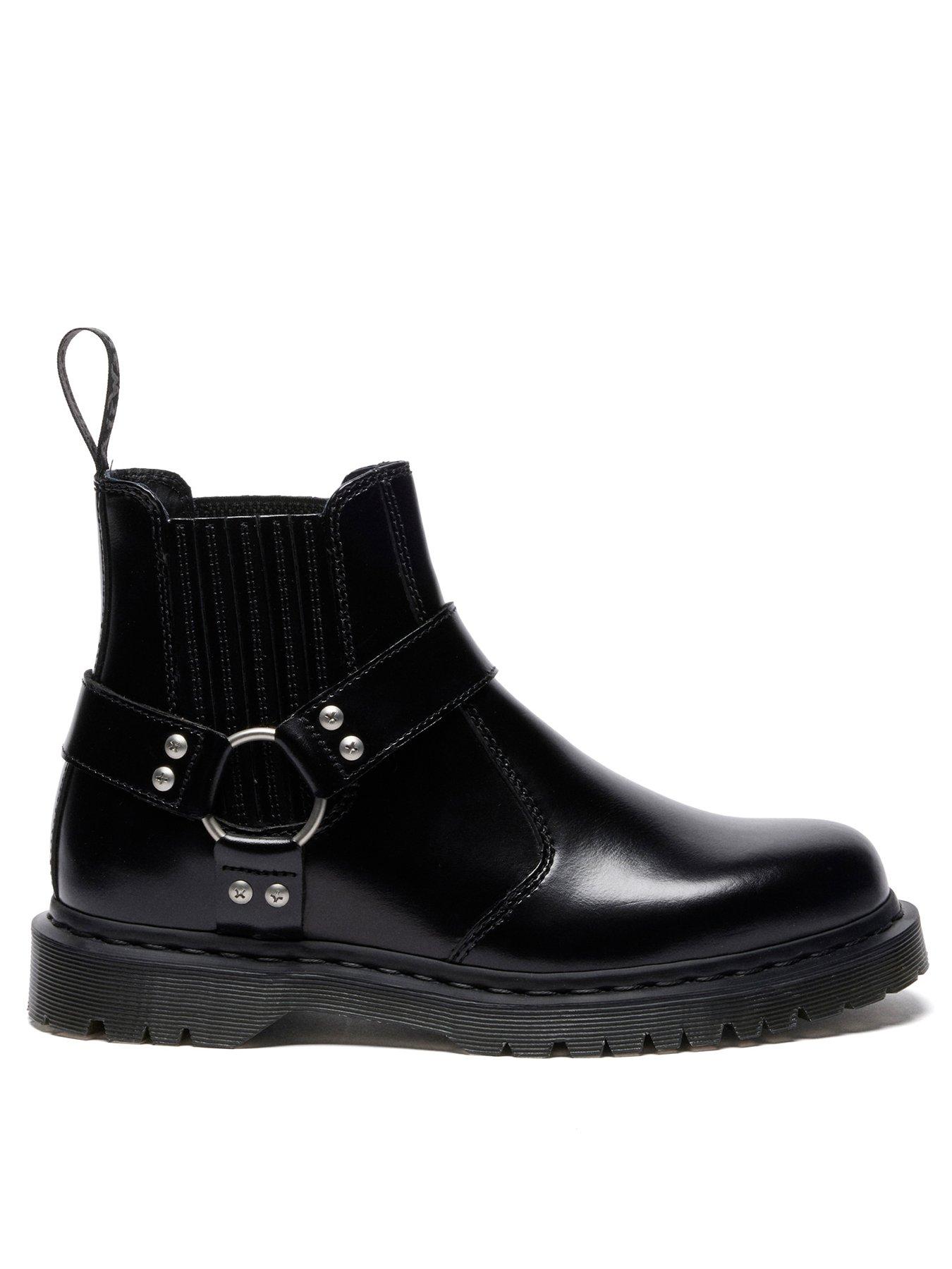 Dr Martens: Dr 2976 Harness Analine Chelsea Boot - Black