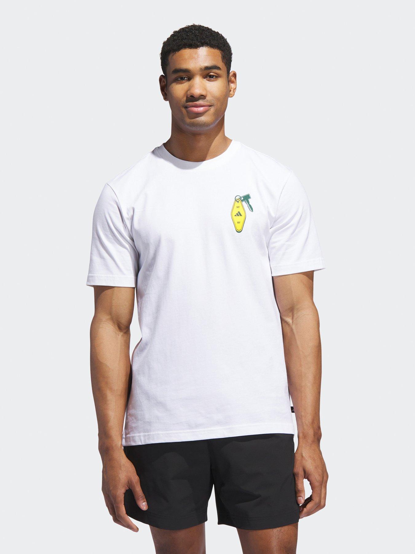 adidas Mens Golf Chip Nyc T-Shirt - White