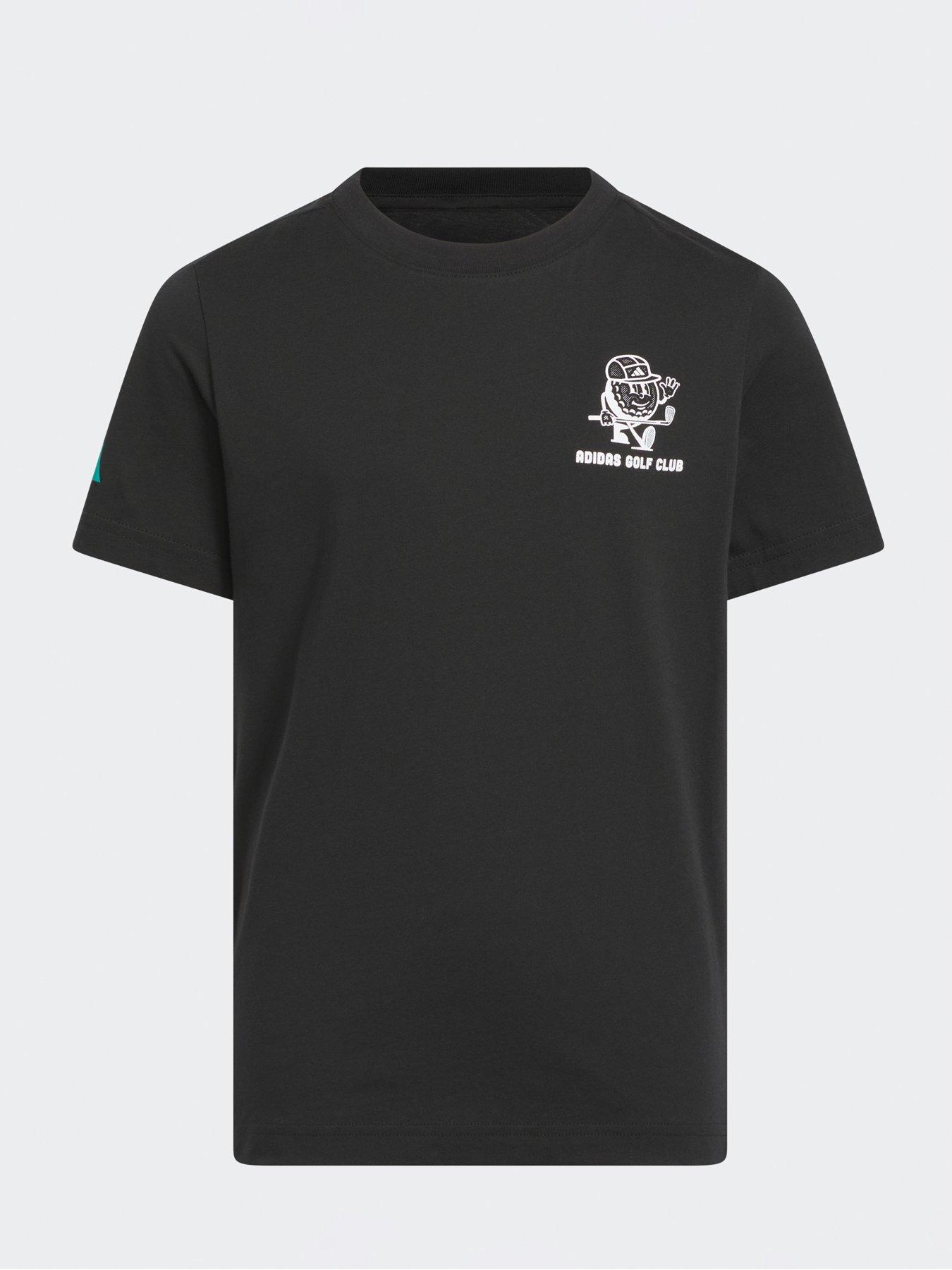Image 1 of 5 of adidas Junior Golf Graphic Tee - Black