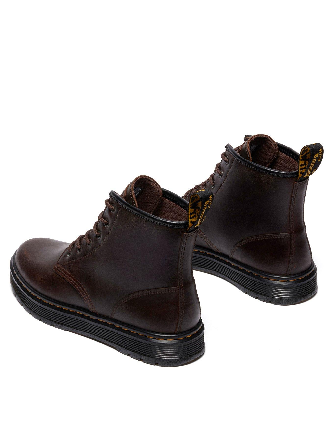 Image 3 of 7 of Dr Martens Dr Brookline Chukka 6 Eye Crazy Horse Boot - Dark Brown