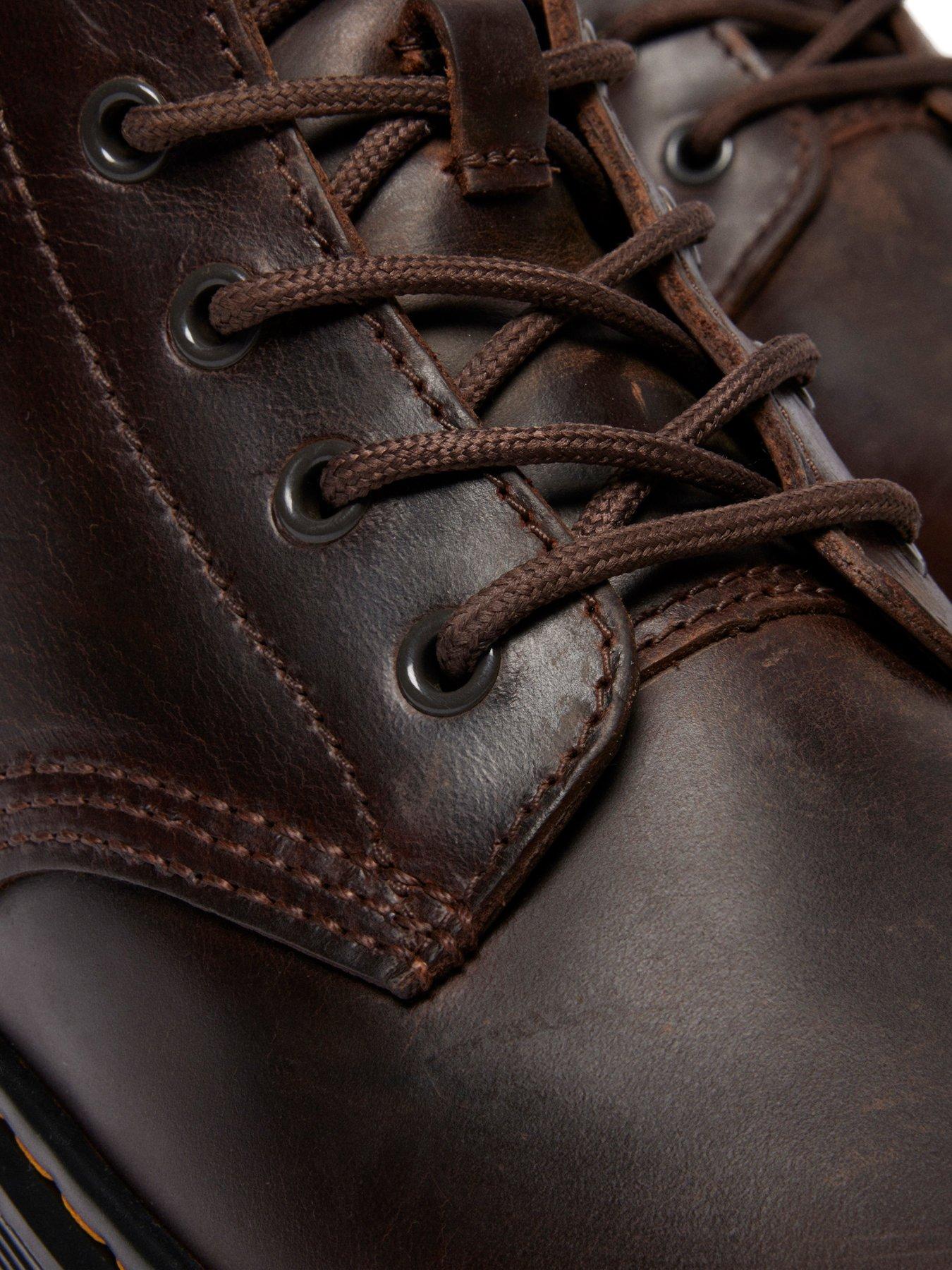 Image 6 of 7 of Dr Martens Dr Brookline Chukka 6 Eye Crazy Horse Boot - Dark Brown