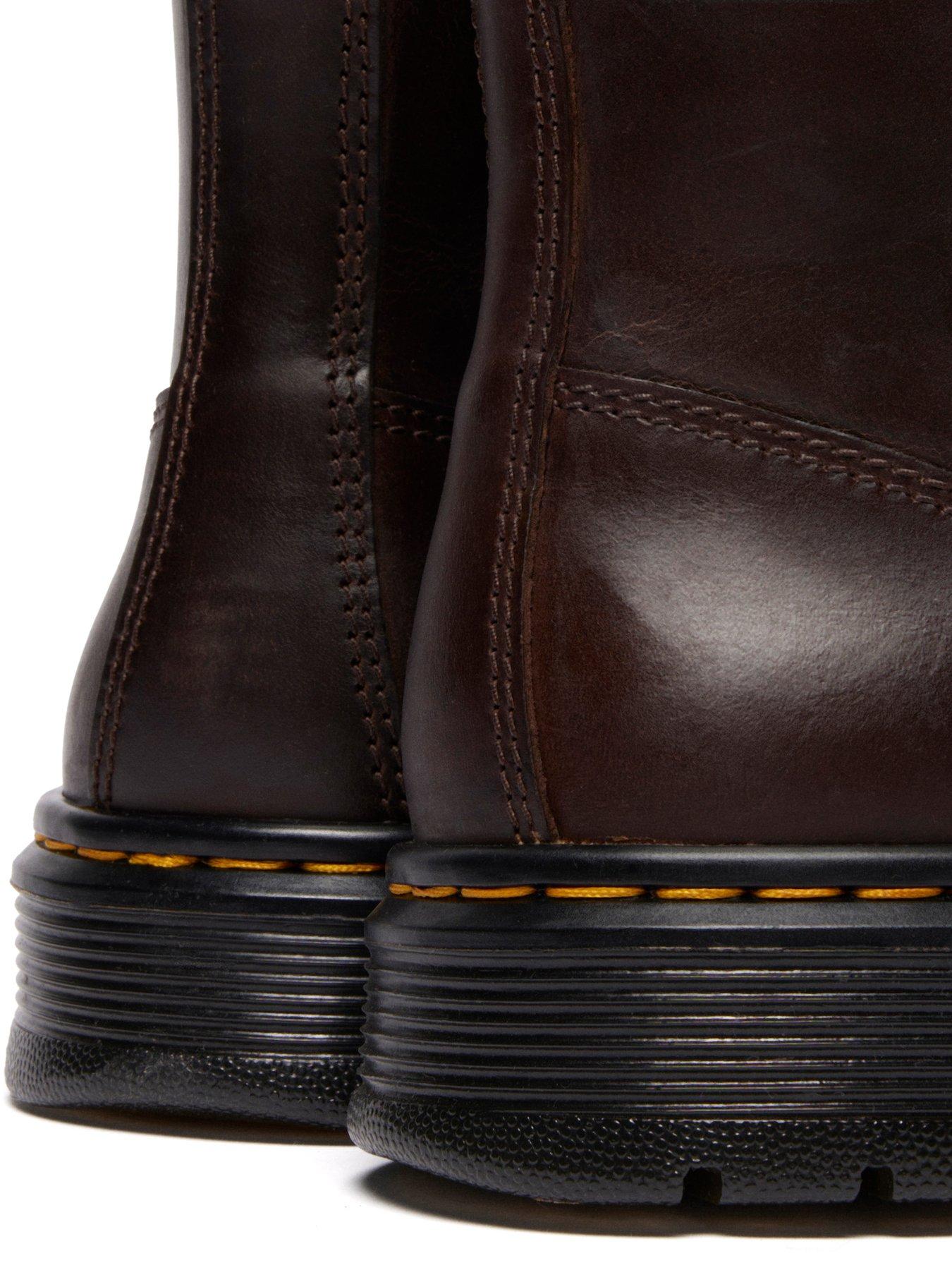 Image 7 of 7 of Dr Martens Dr Brookline Chukka 6 Eye Crazy Horse Boot - Dark Brown