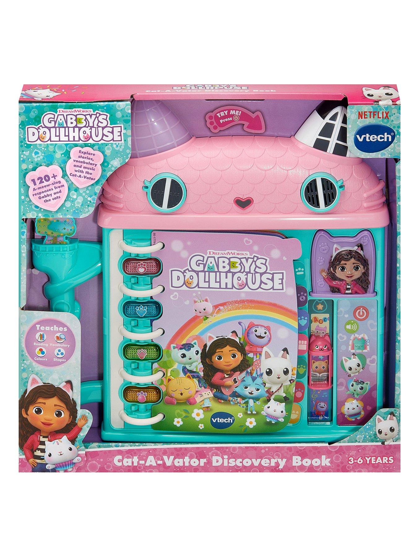 Image 3 of 6 of VTech Gabby's Dollhouse: Cat-a-Vator Discovery Book