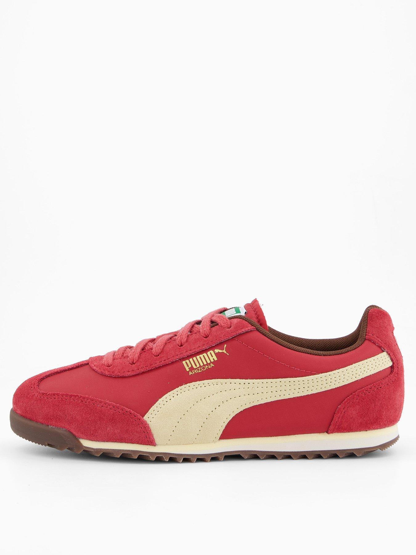 undefined Womens Arizona Nylon Trainer -Burgundy - Red