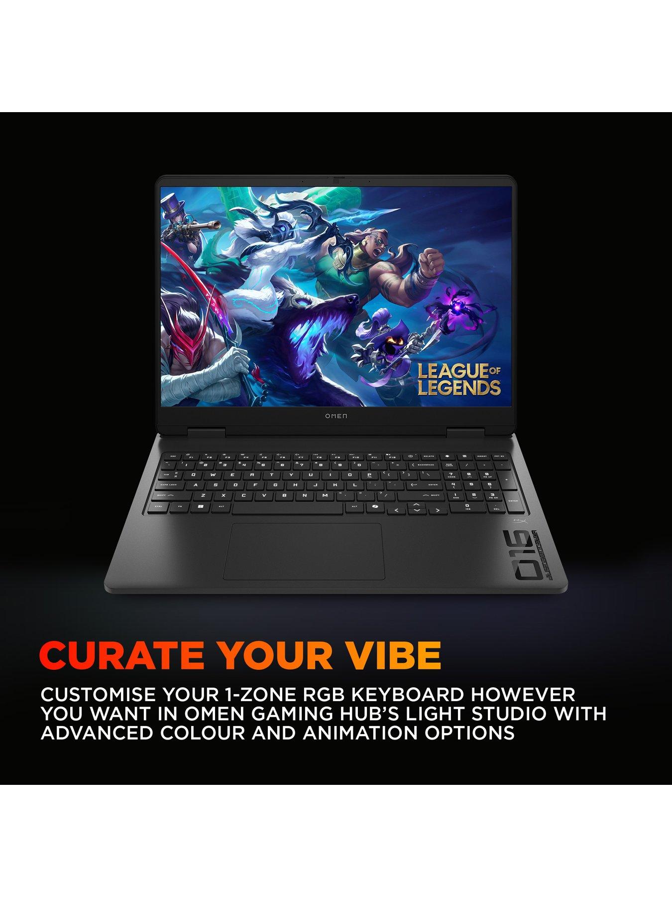 Image 7 of 7 of HP OMEN 16-ap0002na Gaming Laptop - GeForce RTX 5060 - AMD Ryzen AI 7 - 16GB RAM - 512GB SSD - 16in - Black
