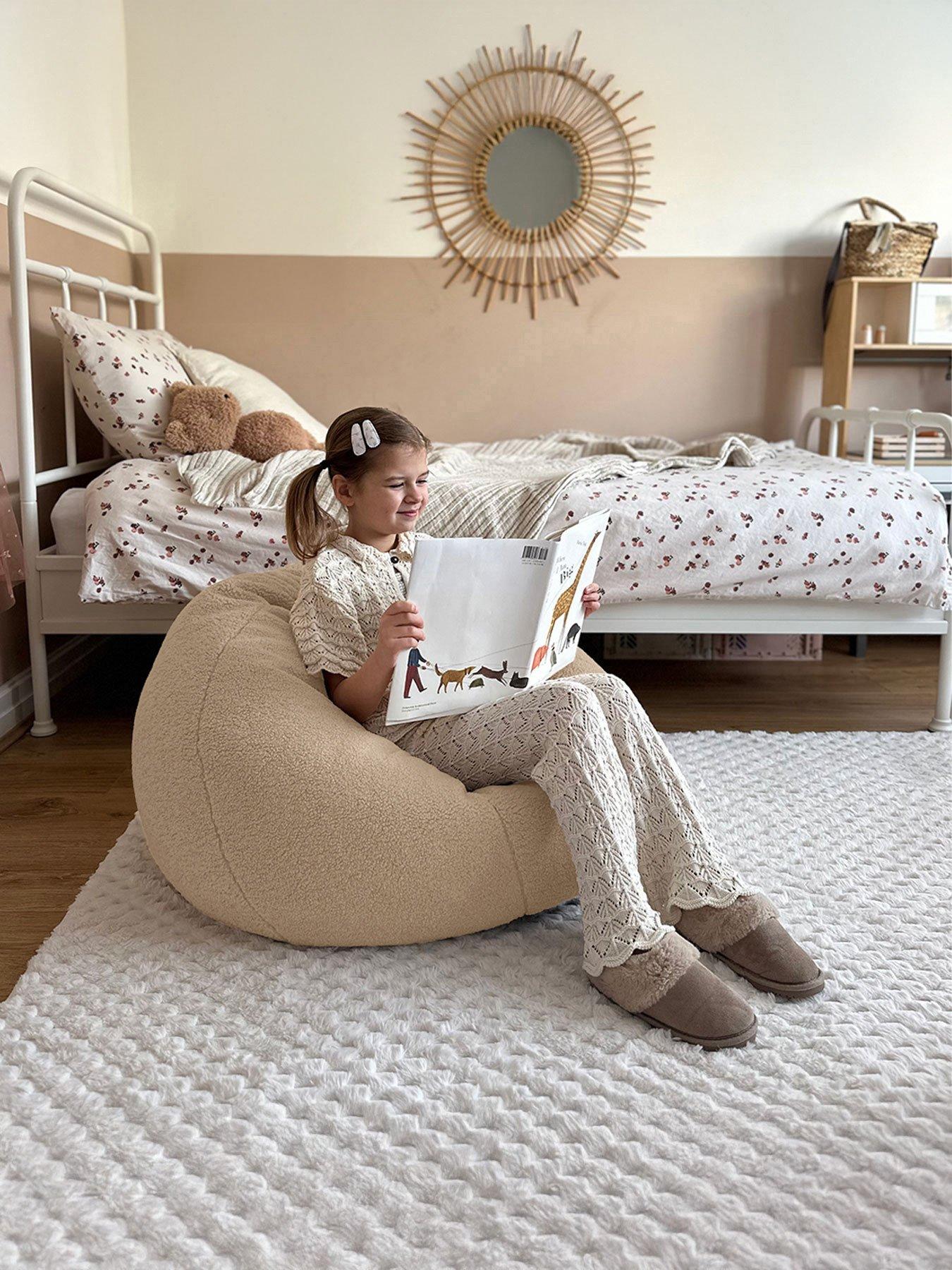 rucomfy Teddy Fleece Kids Slouchbag Beanbag