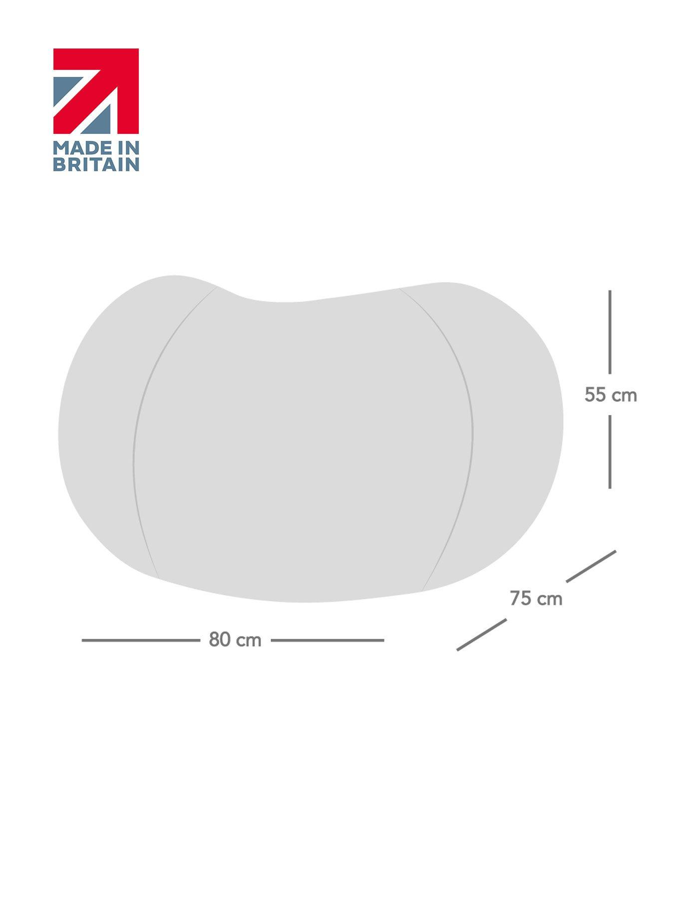 Image 6 of 6 of rucomfy Teddy Fleece Kids Slouchbag Beanbag