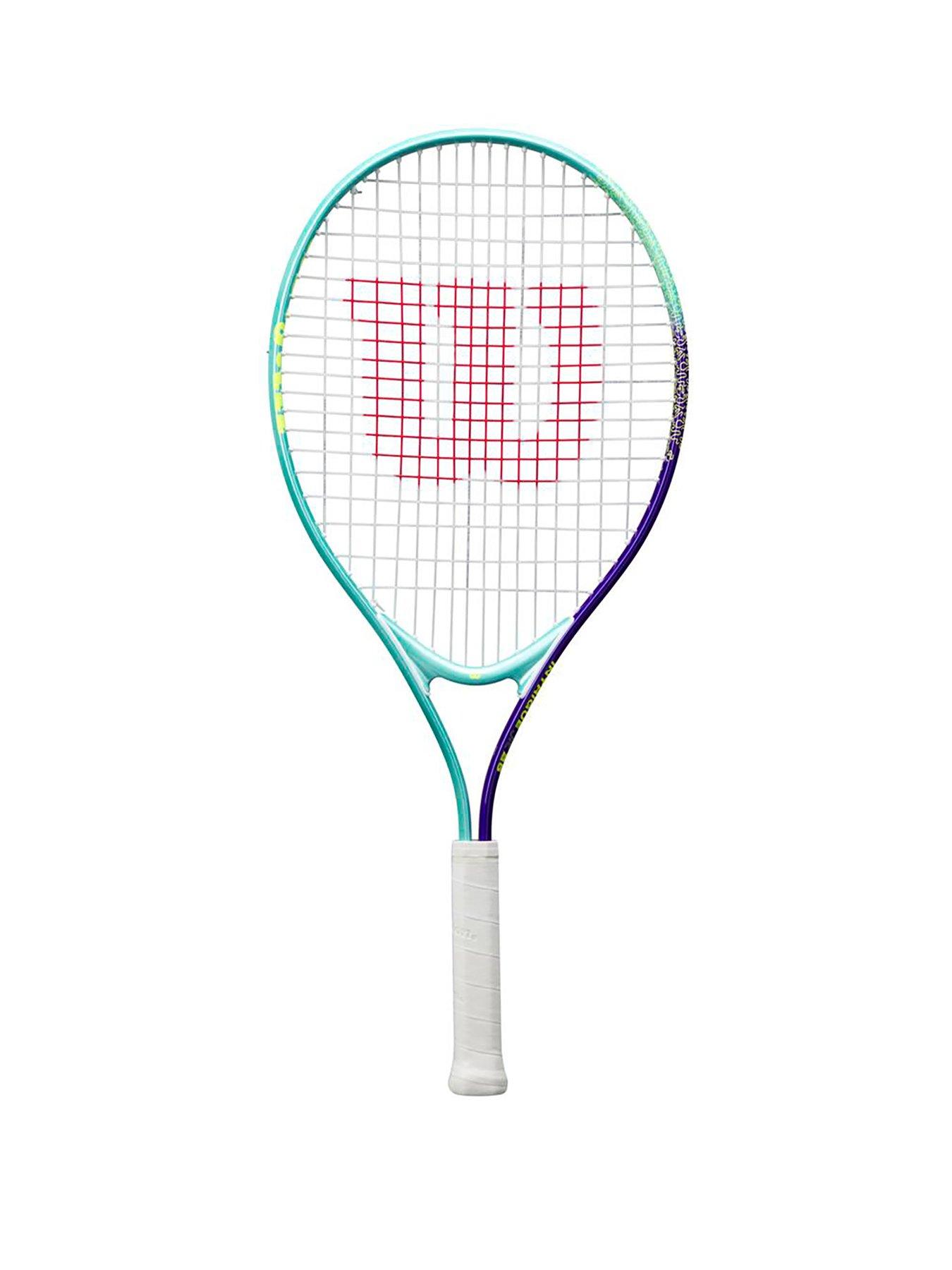 Wilson Intrigue Junior 25 inch Girls Tennis Racket - Purple/Turquoise
