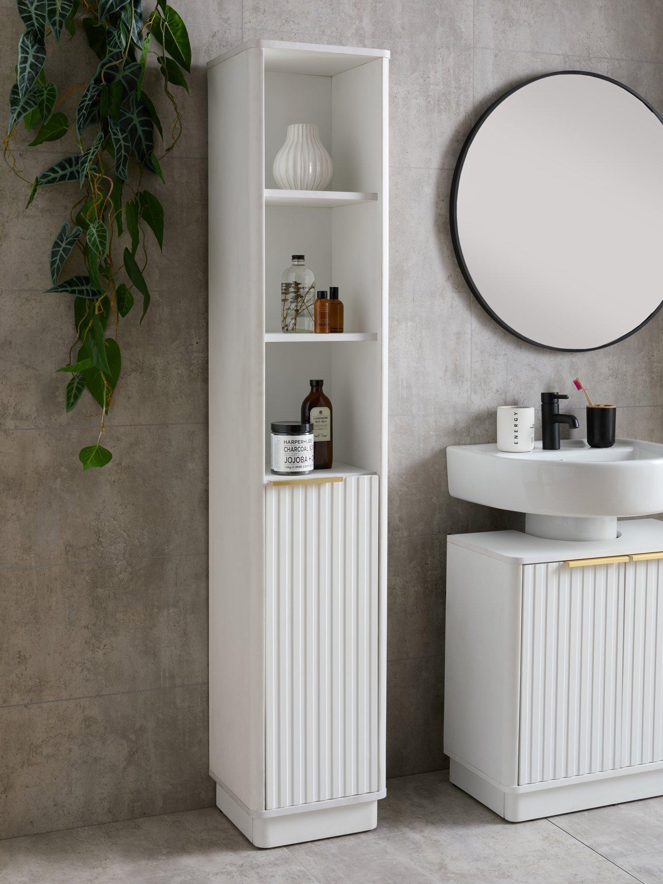 Image 1 of 7 of The Very Collection Maeva Fluted Tall Cabinet - FSC&reg; Certified