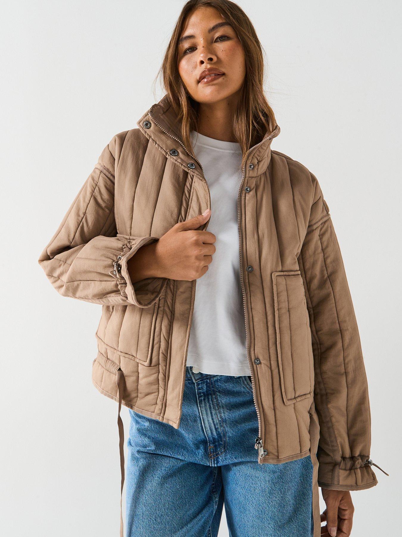 undefined Onlwaleria Quilted Jacket - Beige