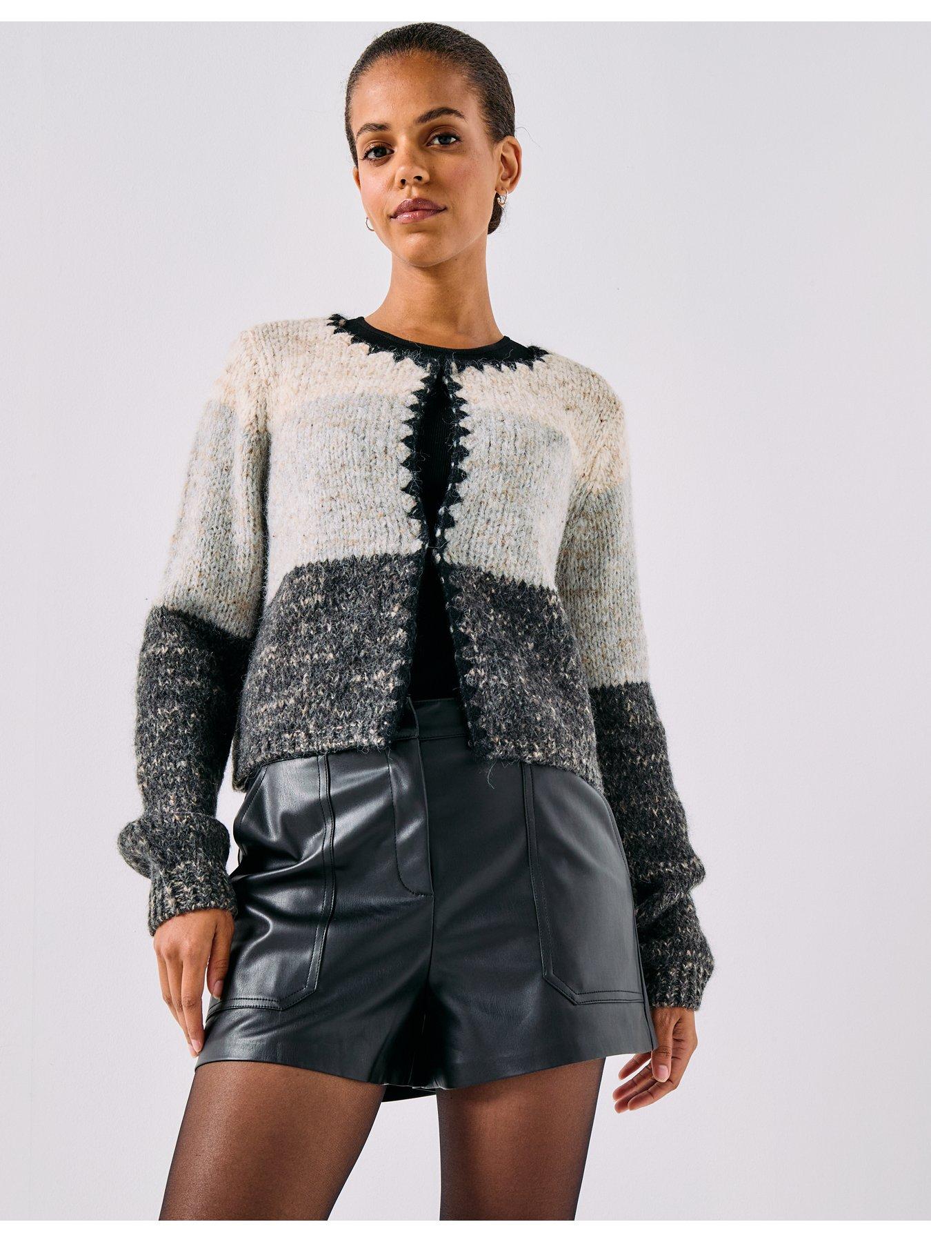 Image 6 of 6 of Only Faux Leather Shorts - Black