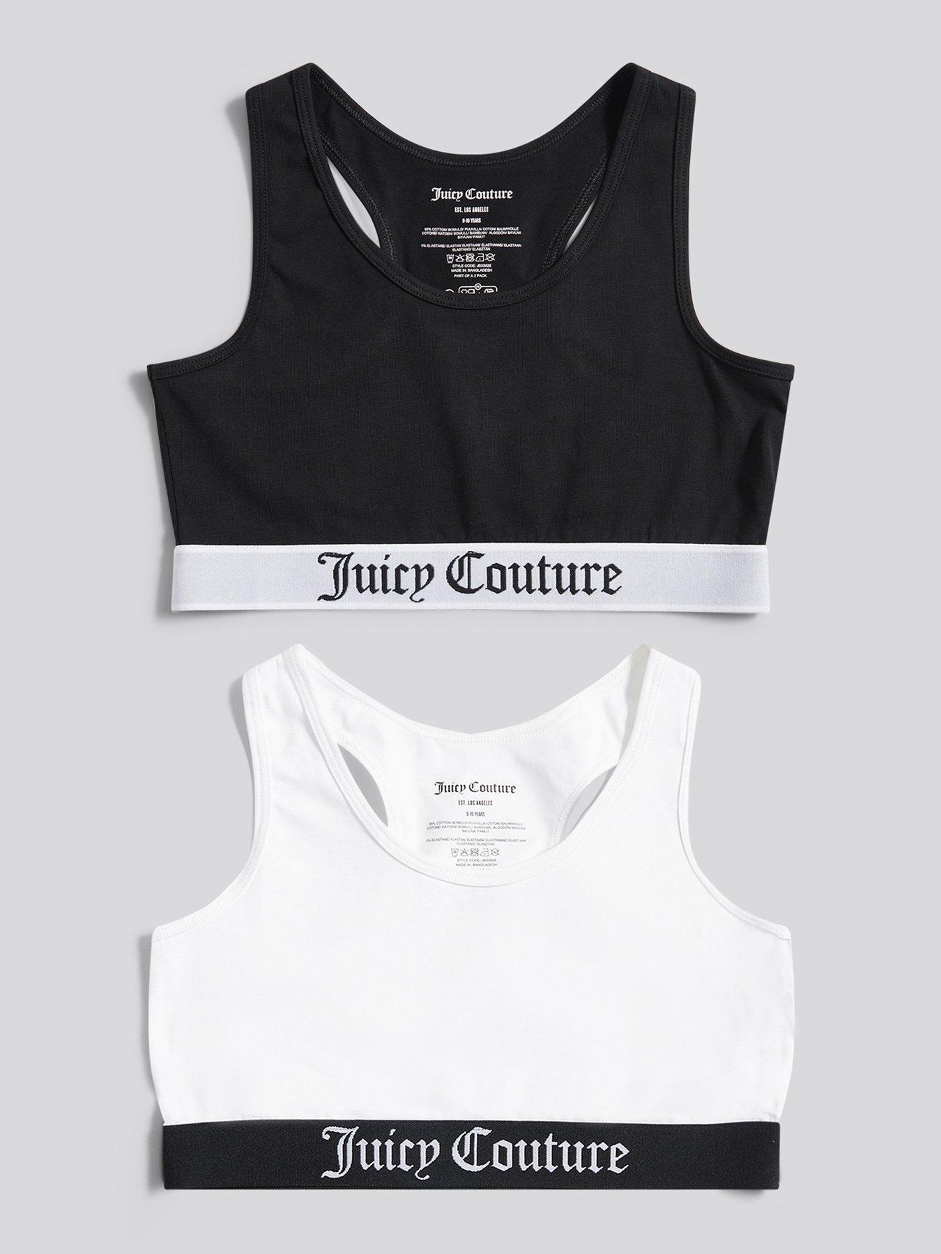undefined Girls  2 Pack Crop Tops   - Black
