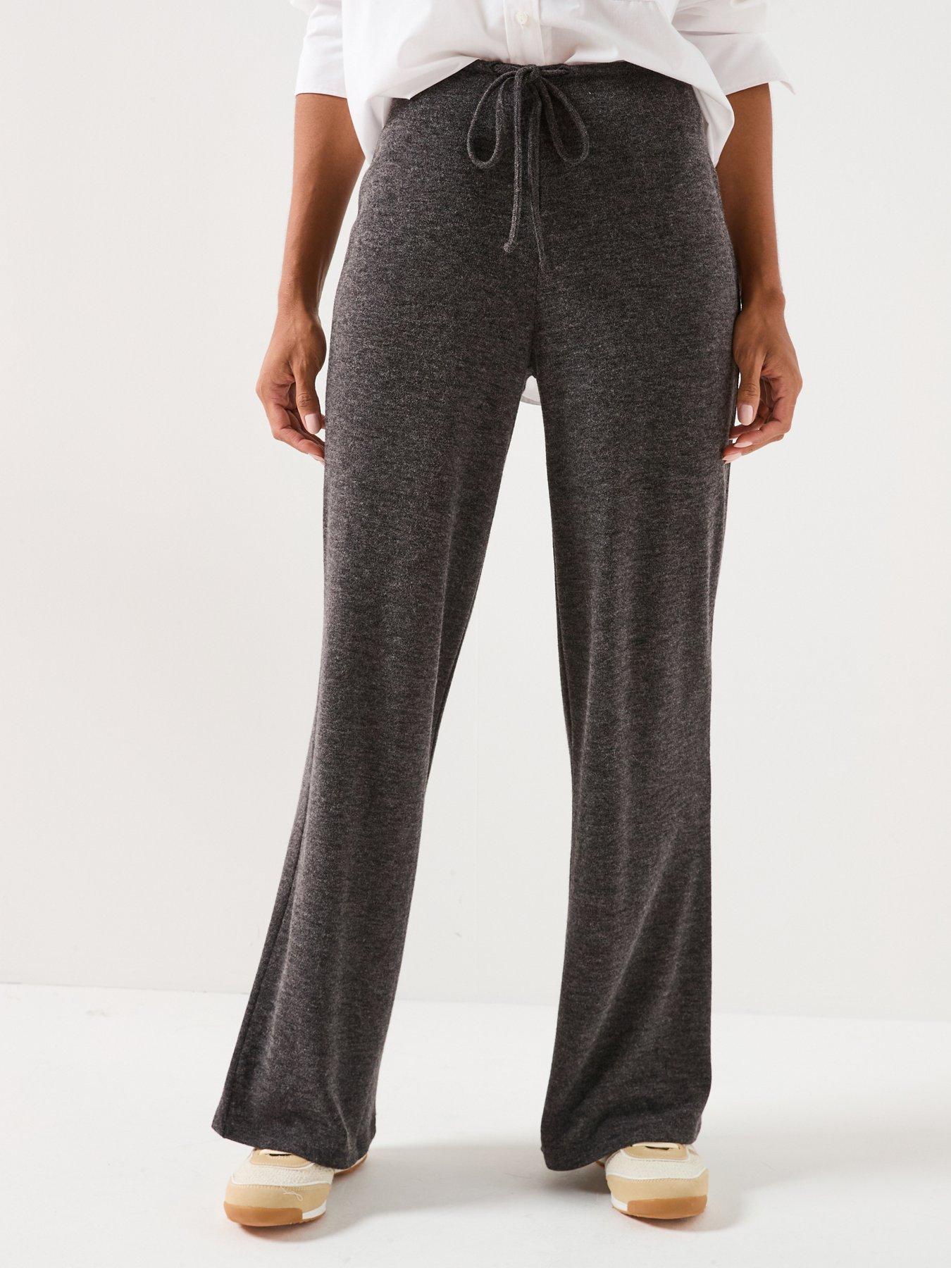 Only Onlkaya Life Wide Pants - Grey