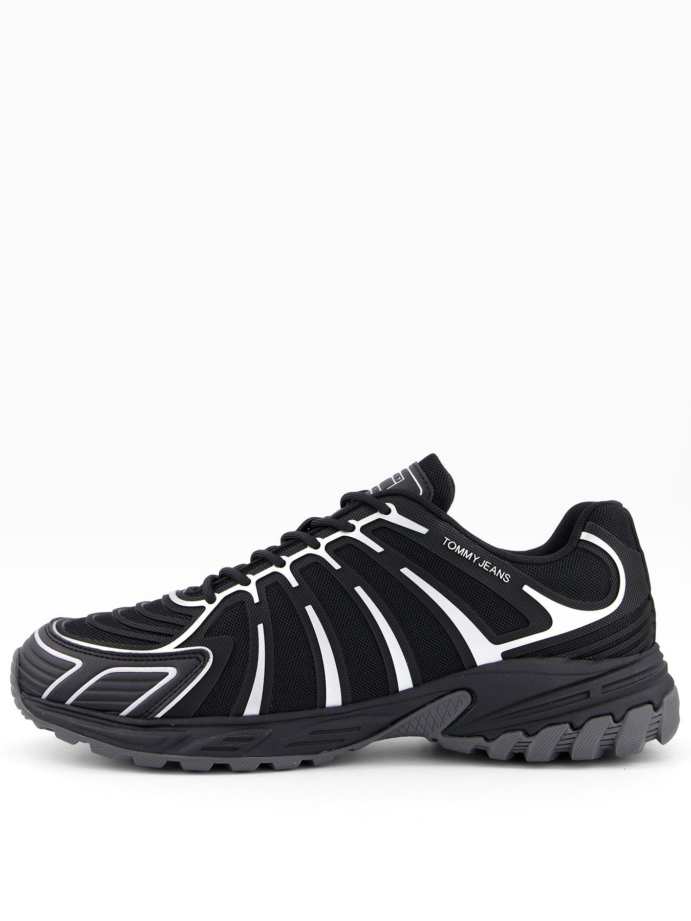 Tommy Jeans Tjm Outdoor Runner Tech Trainers - Black