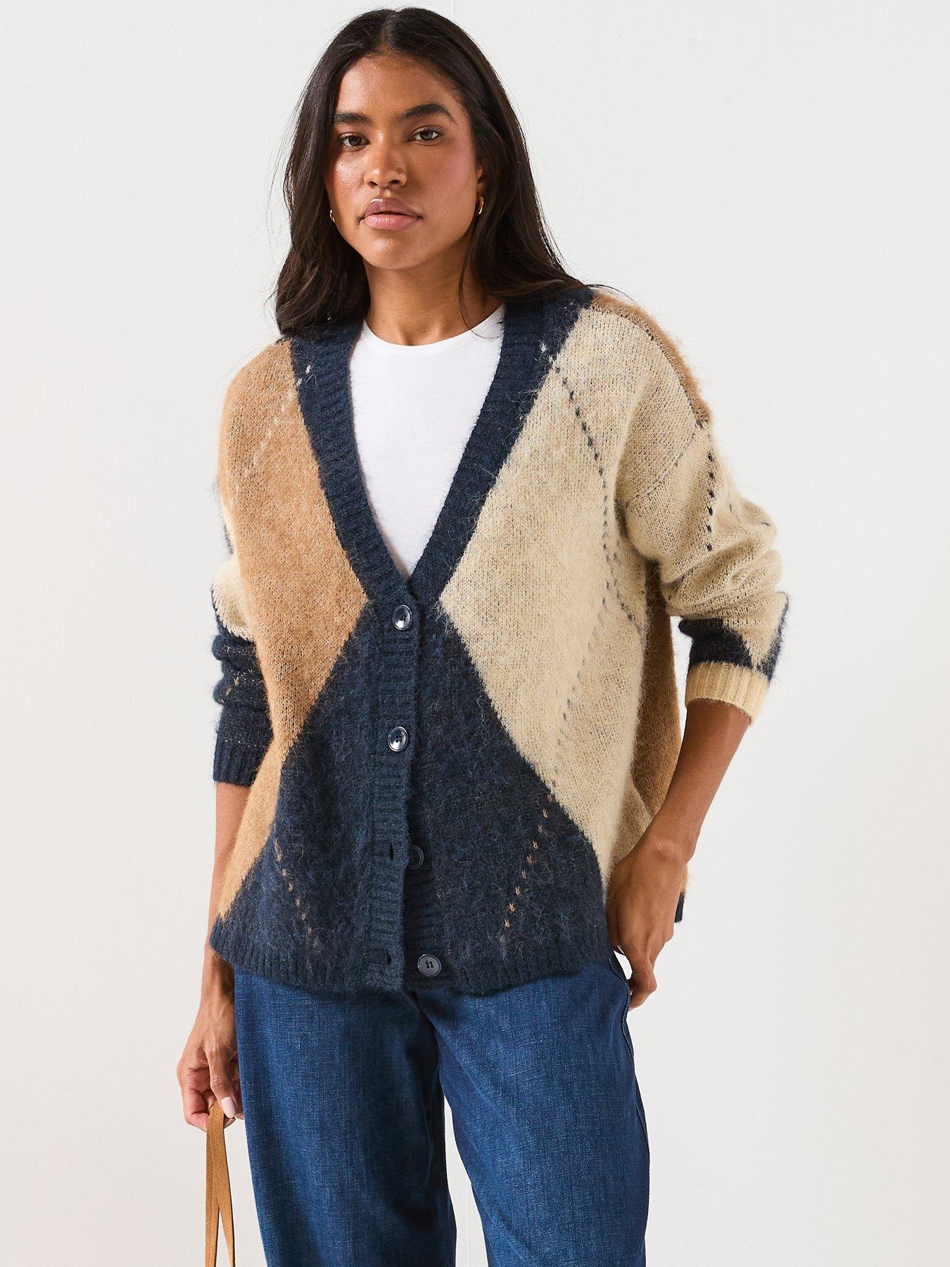 Only Long Sleeve Cardigan V-Neck - Multi | Very