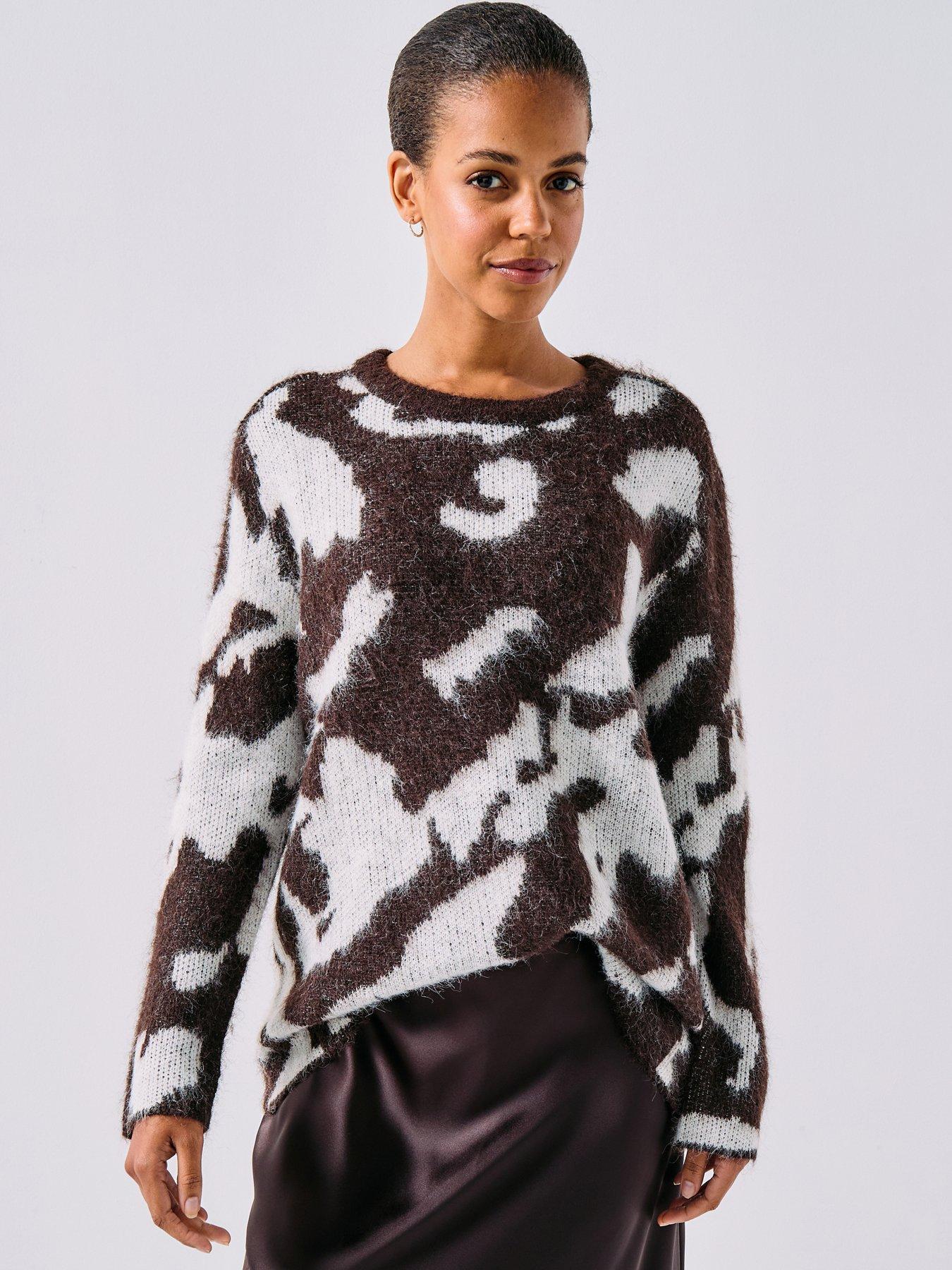 Only Costa Long Sleeve O-neck Knitted Pullover - Black