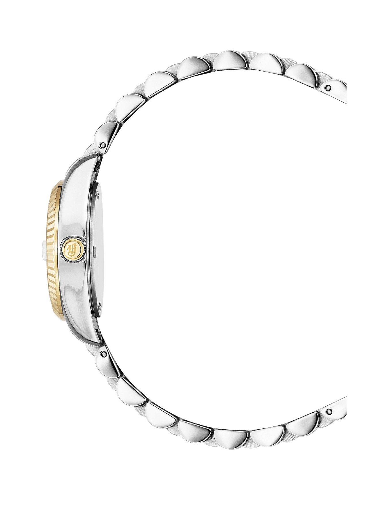 Image 2 of 4 of Jacques Du Manoir Swiss-made Ladies Inspiration Silver &amp; Gold Plated Bracelet Watch