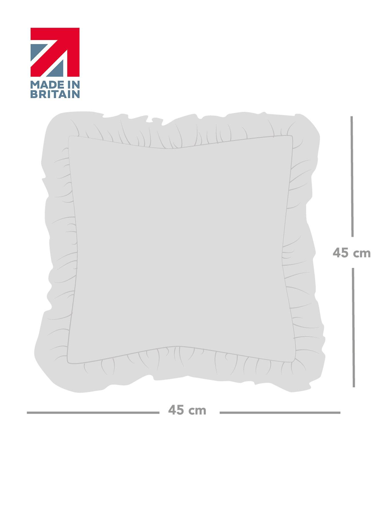 Image 6 of 6 of rucomfy Frilled Gingham Cushion