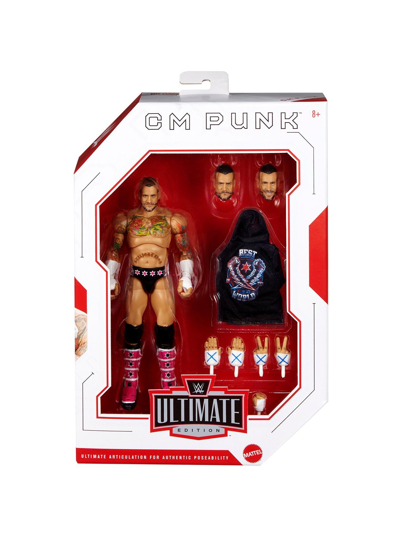 WWE CM Punkフィギュア 新品未開封 Ultimate Edition Mattel Conjunto de bonecos e acessórios WWE Ultimate Edition, CM