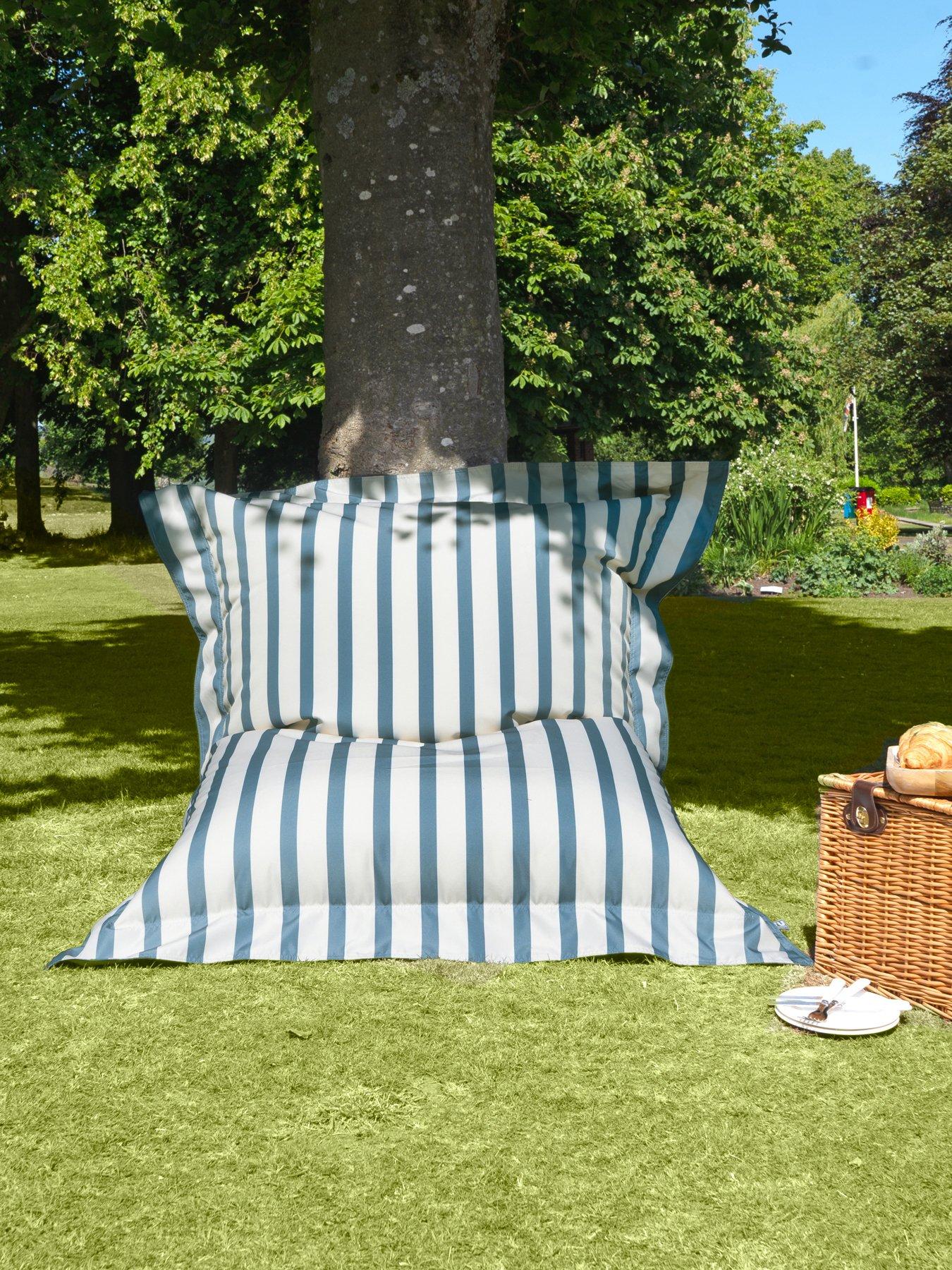undefined Indoor/Outdoor Striped Giant Squarbie Adult Beanbag