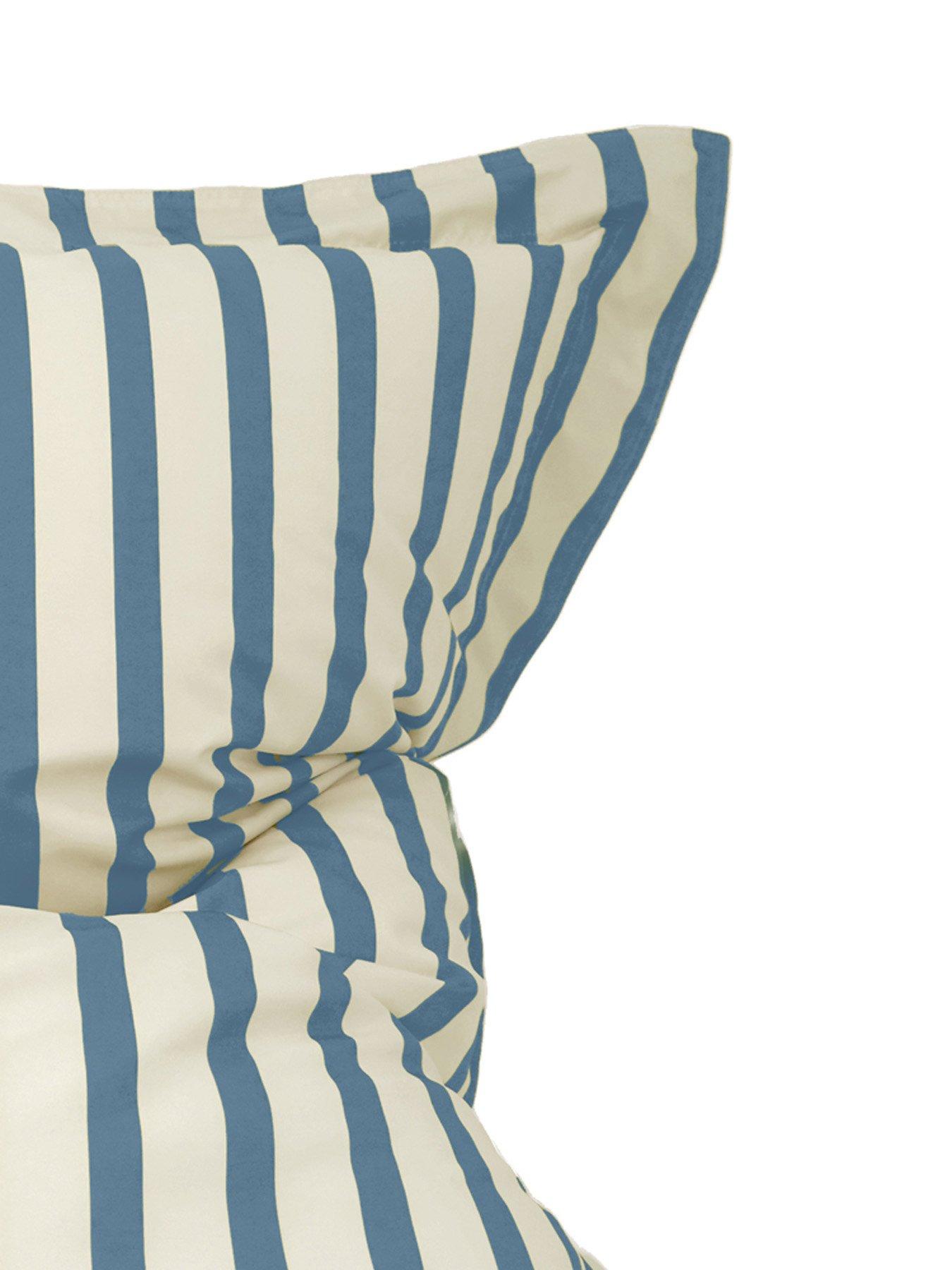 Image 5 of 6 of rucomfy Indoor/Outdoor Striped Giant Squarbie Adult Beanbag