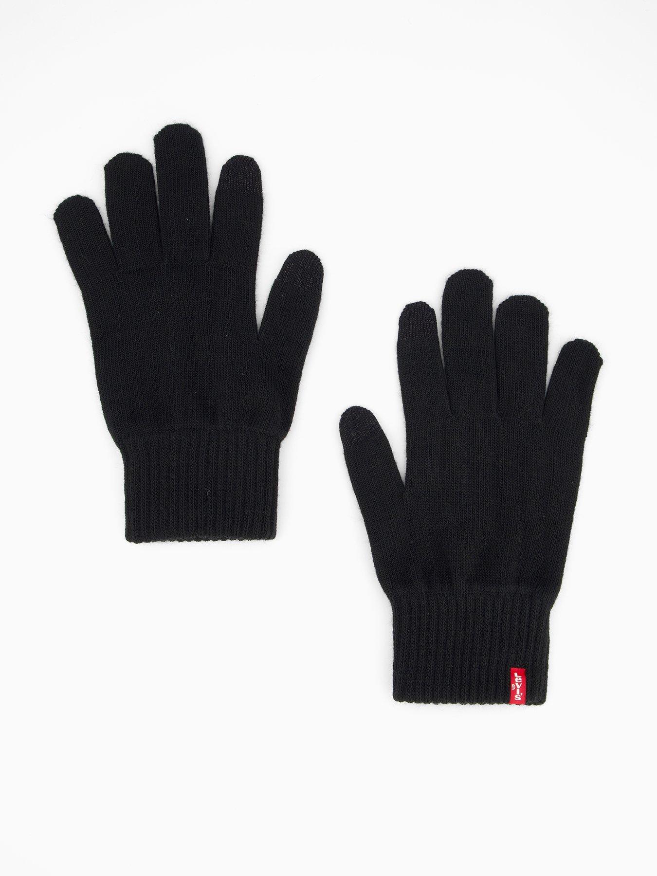 levis-regular-touch-screen-knitted-gloves-black