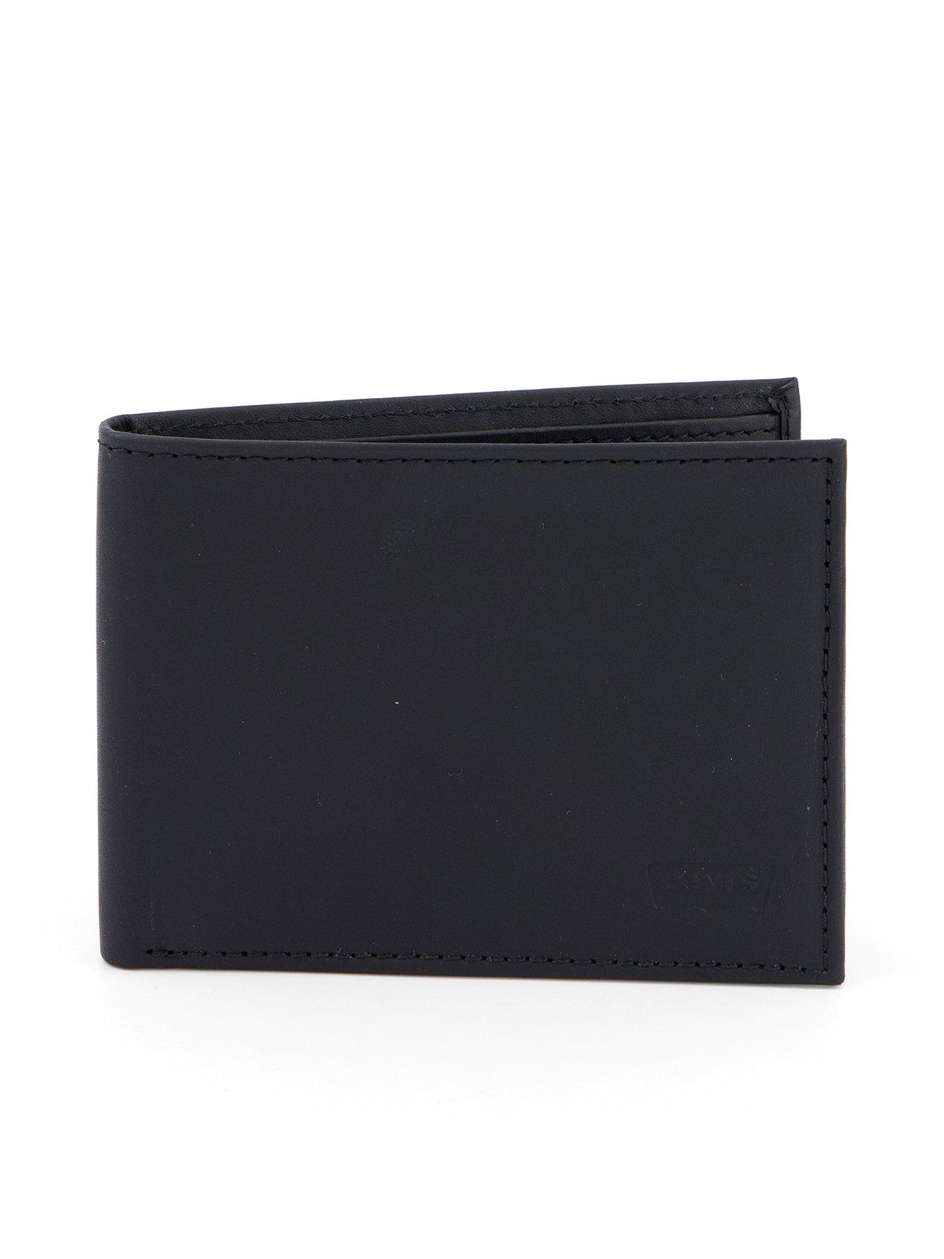 undefined Batwing Bidfold Leather Wallet - Black