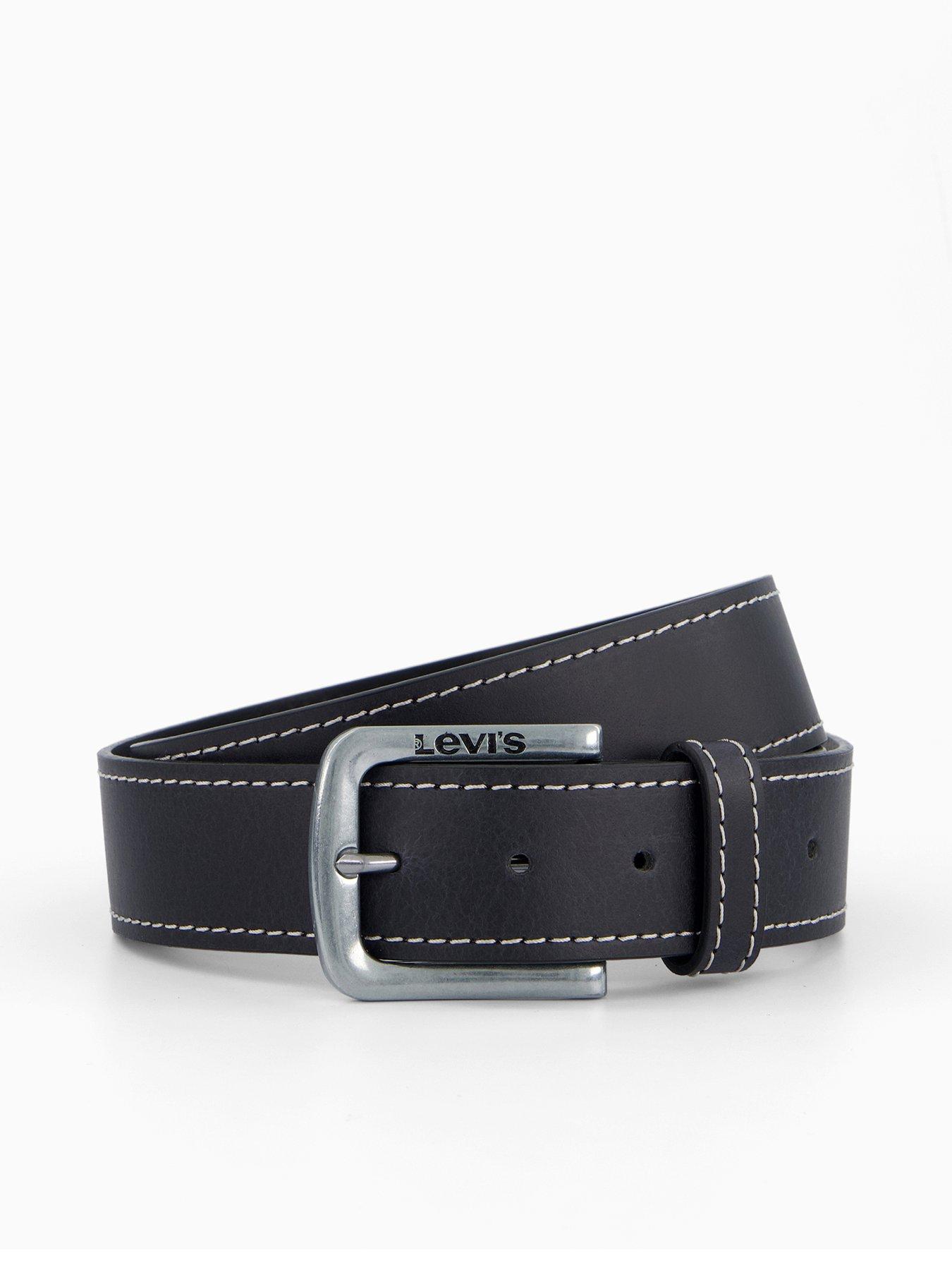 undefined Levi's Loire Leather Belt - Black