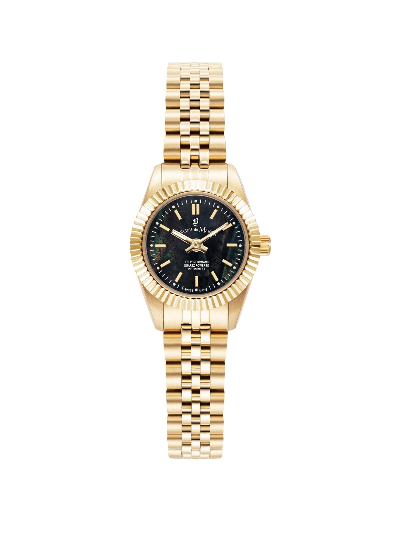 undefined Swiss-made Ladies Inspiration Gold Plated Bracelet Watch