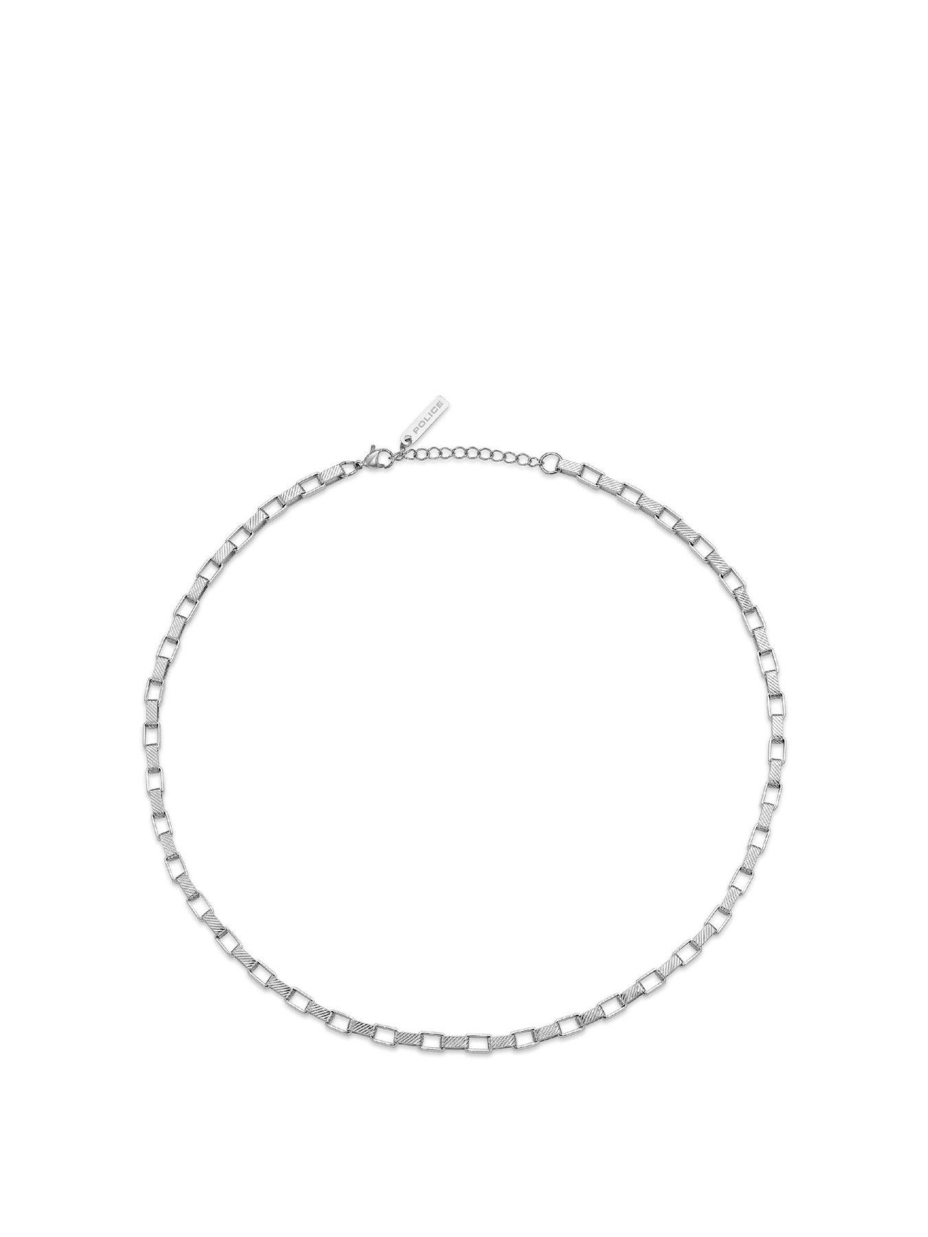 undefined Police PE Player Stainless Steel Chain Necklace