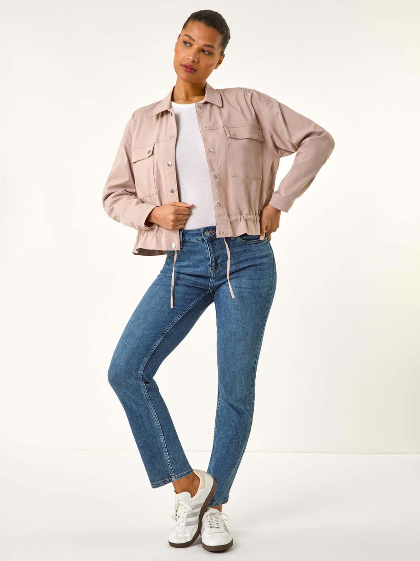 undefined Utility Collared Pocket Jacket - White