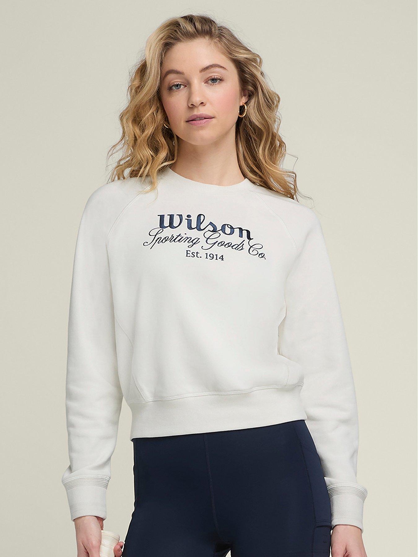 undefined Womens Tennis Sideline Crew - Beige