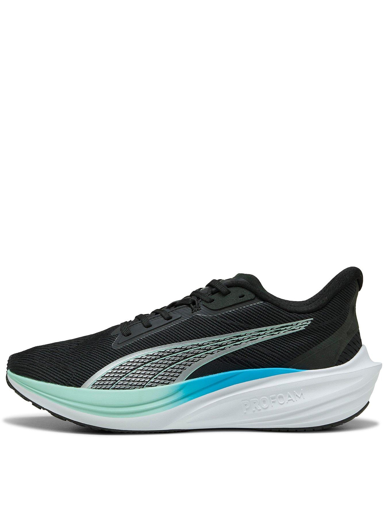 Puma Mens Running Darter Pro, Black, Size 6, Men