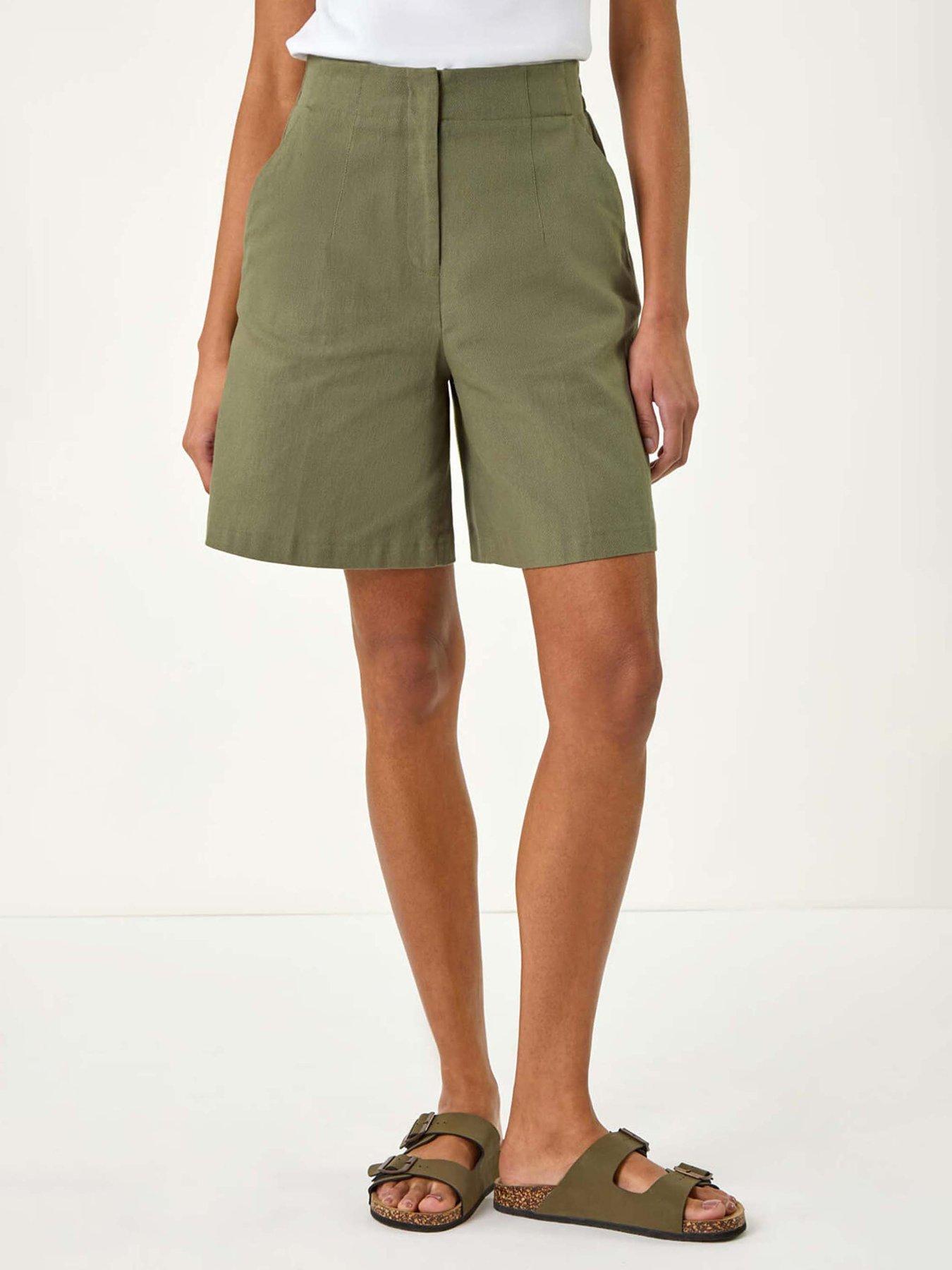 undefined Smart Twill Pocket Shorts - Green