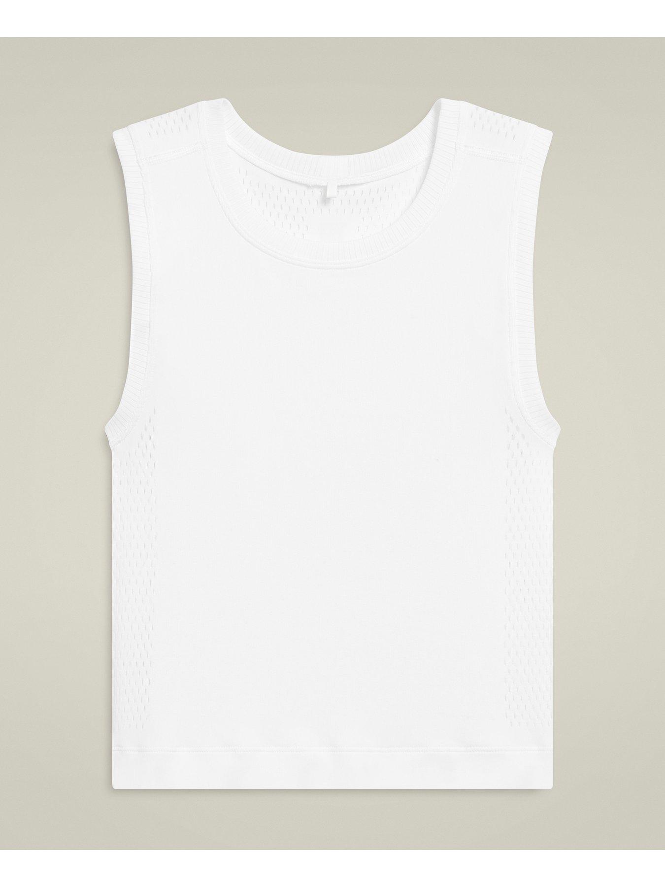 Image 3 of 3 of Wilson Womens Tennis Pro Seamless Tank - White