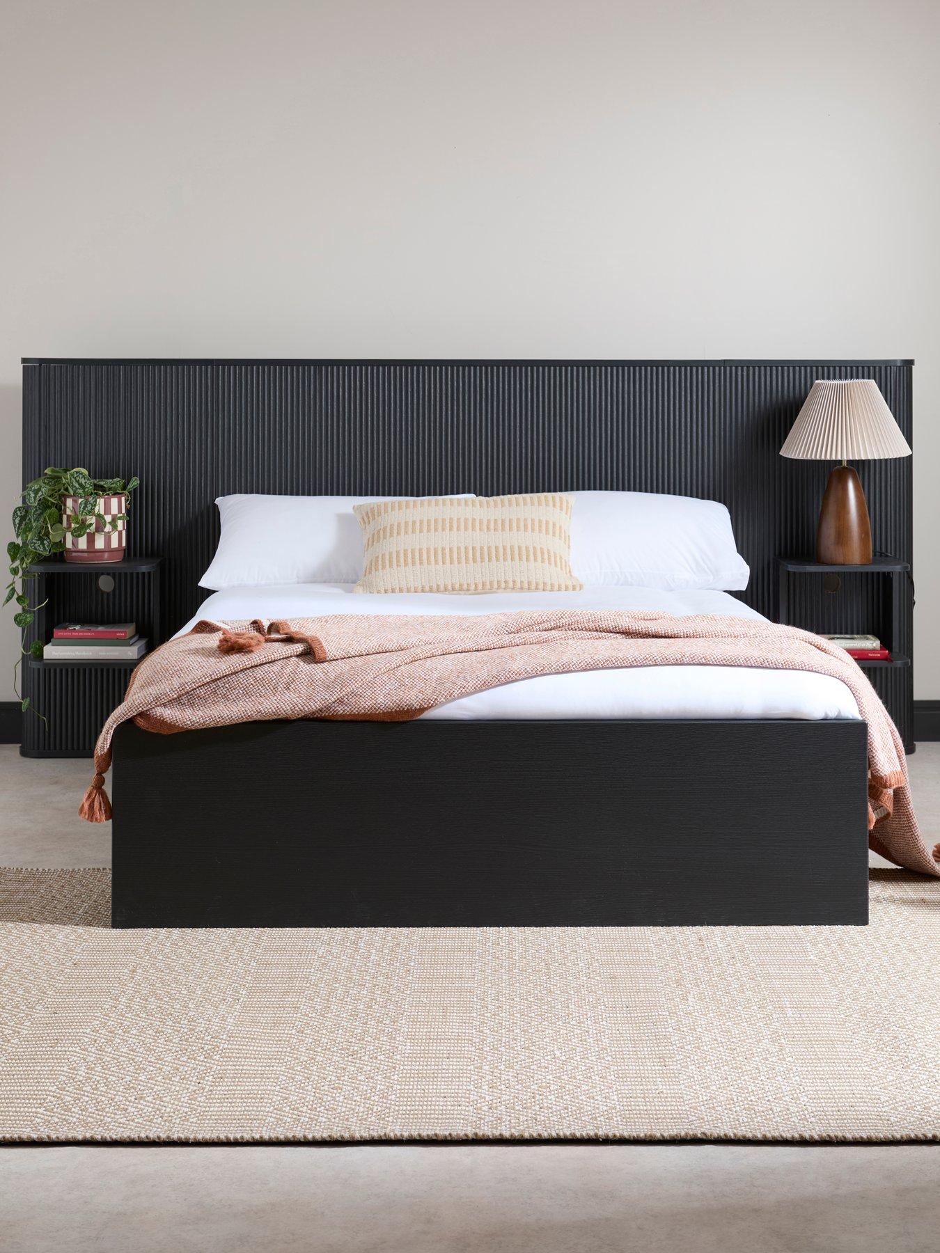 The Very Collection Carina Oversize Hb Double Bed With Memory Mattress