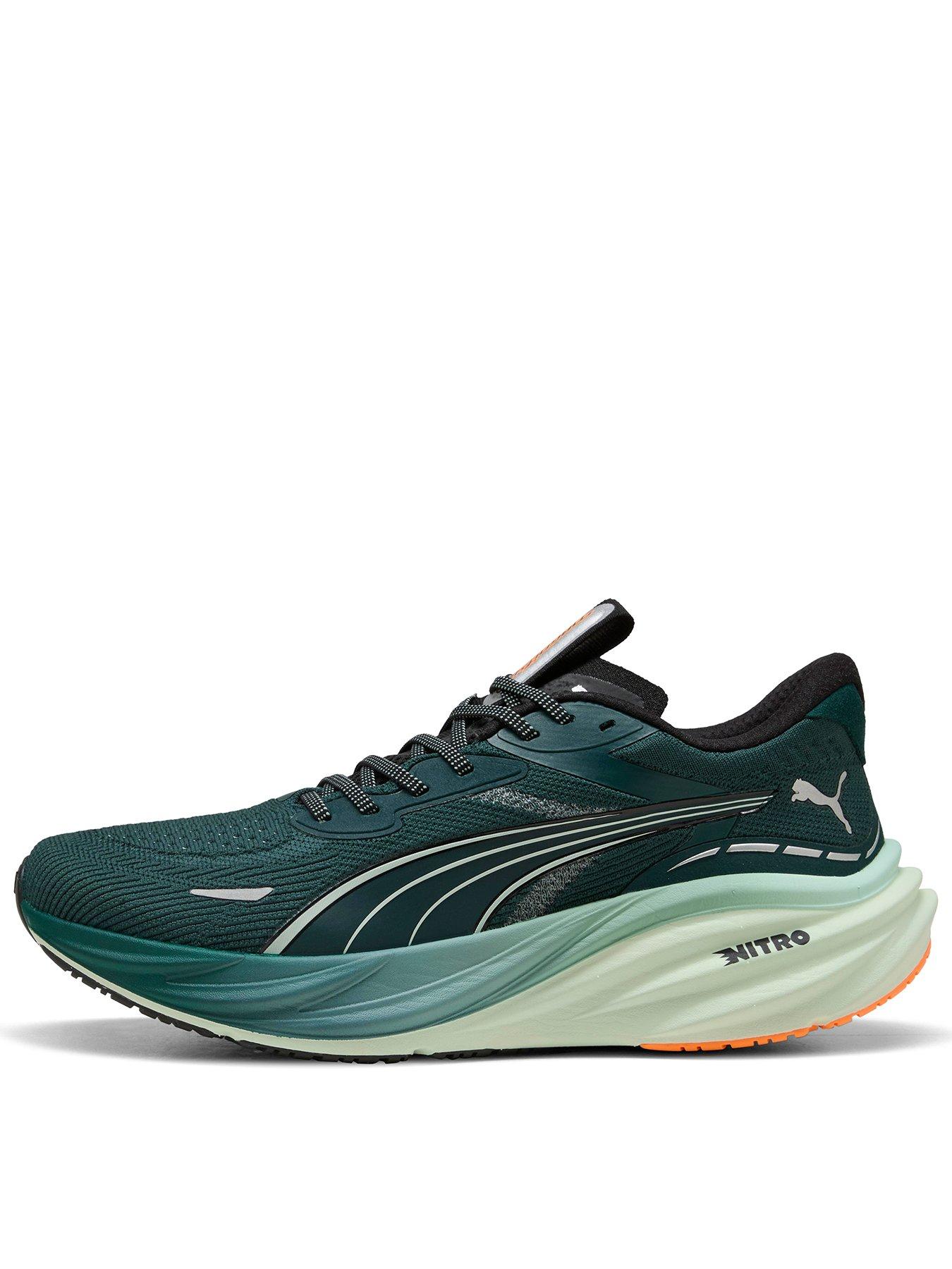 Puma Mens Running Magnify Nitro 3 Trainers- Green Terrain