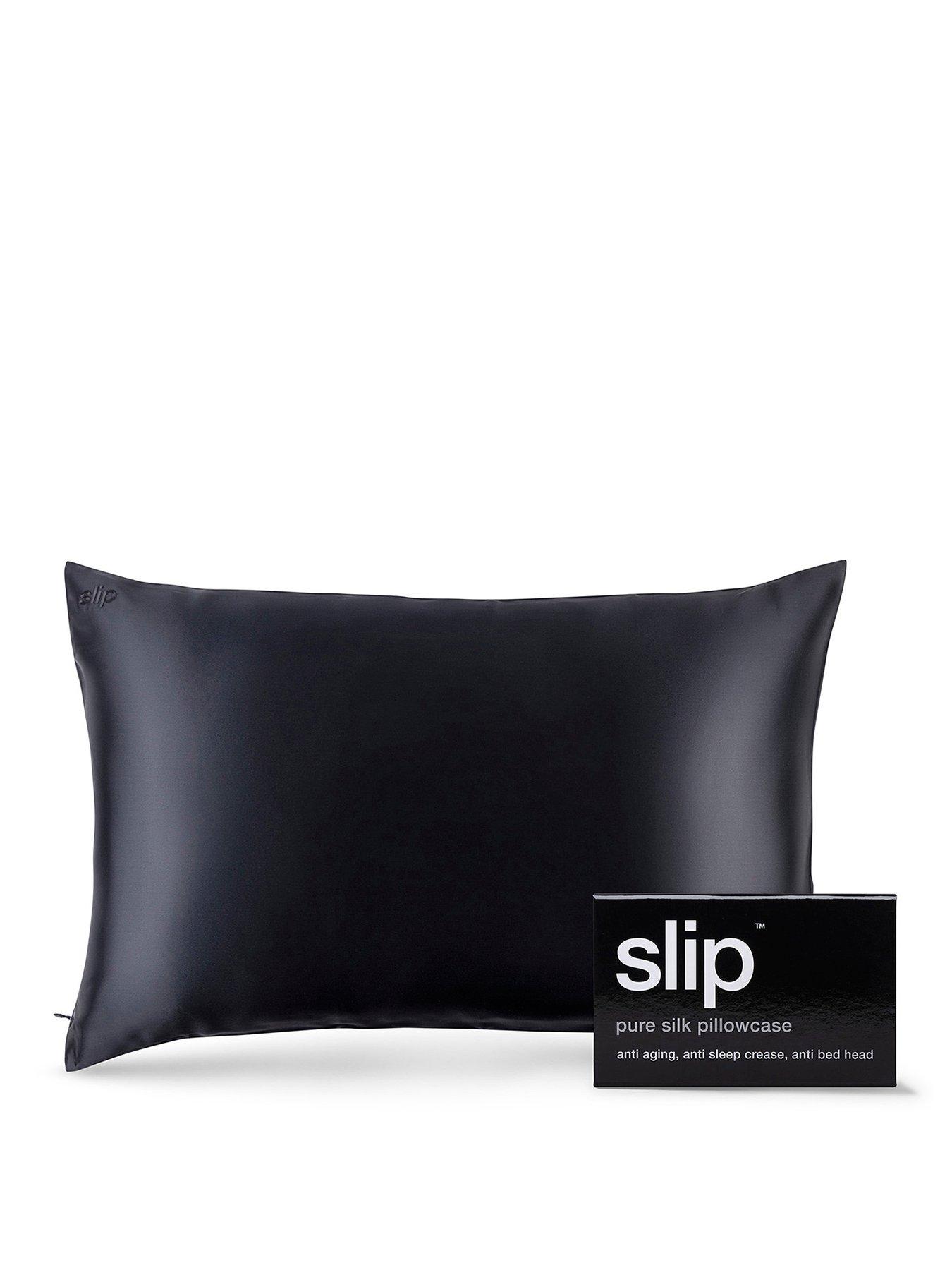 undefined Pure Silk Pillowcase - Black