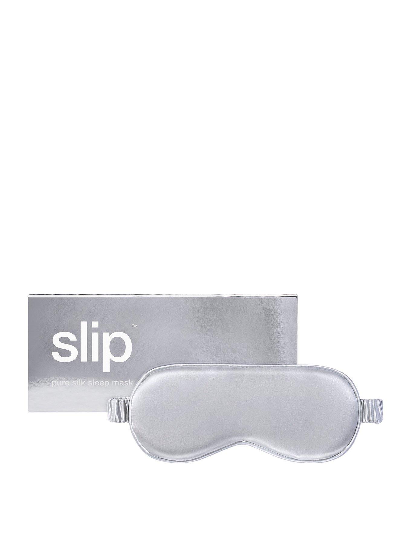 undefined Pure Silk Sleep Mask - Silver