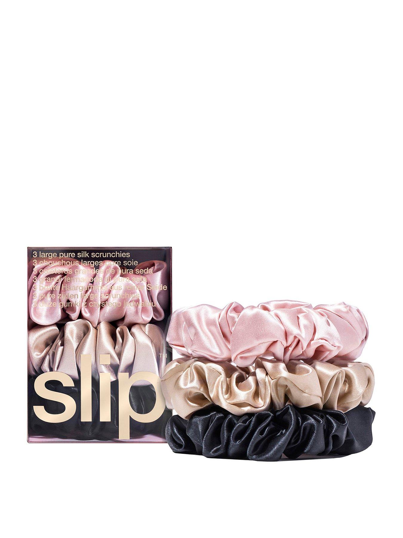 undefined Pure Silk Large Scrunchies Set