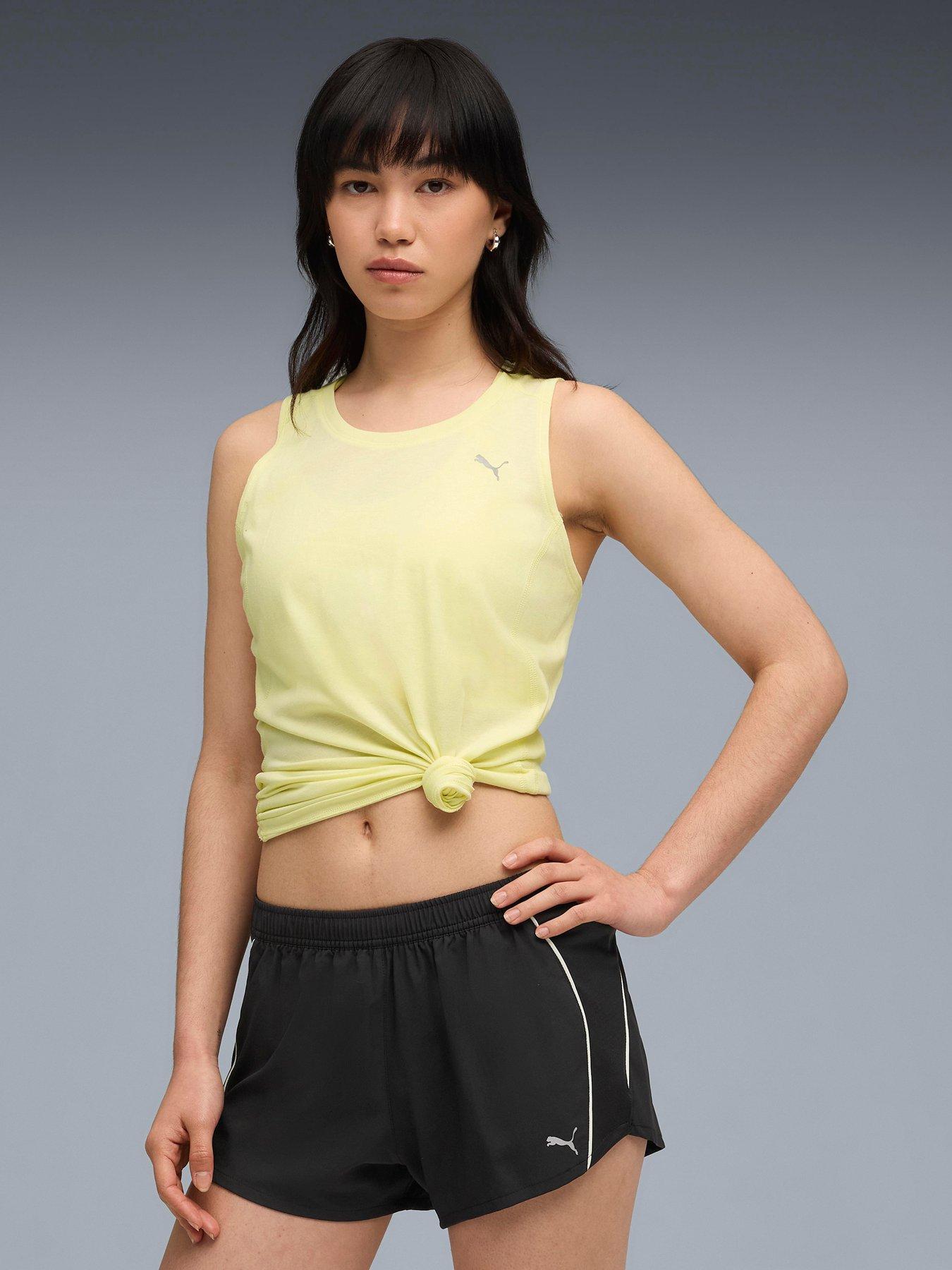 undefined Womens Running Velocity Tank - Yellow