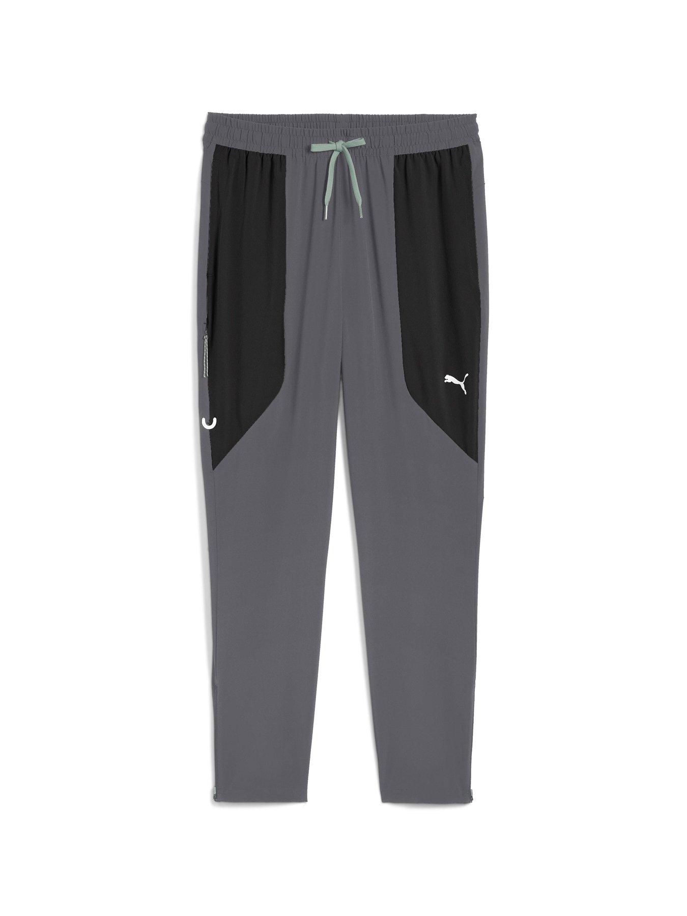 Puma Mens Training Flex Stretch Woven Pants - Grey