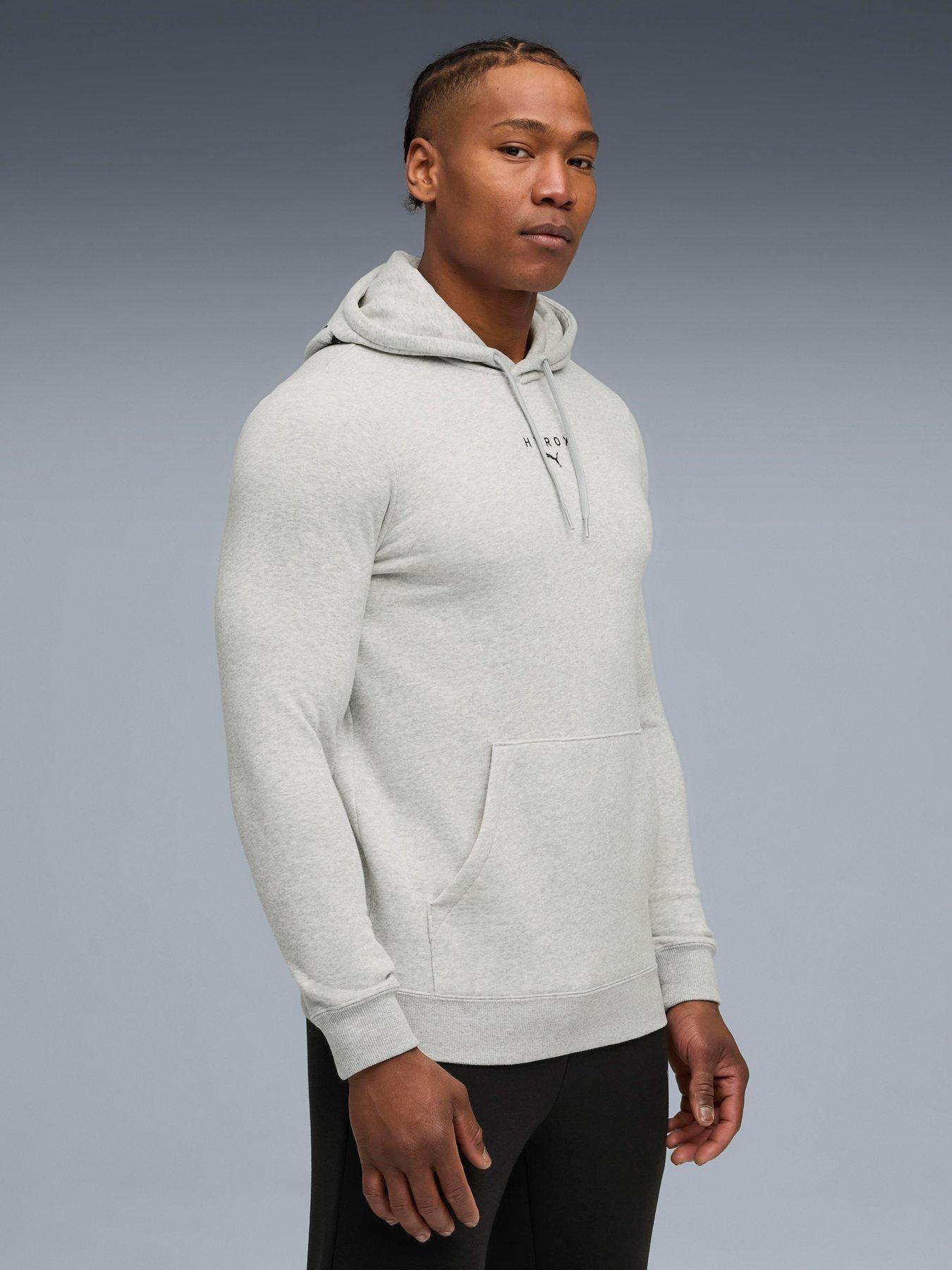 Puma Mens Puma X Hyrox Heavyweight Hoodie - Grey