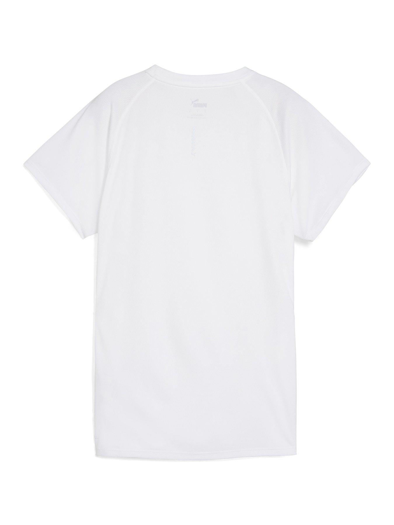 Image 4 of 5 of Puma Womens Running Velocity T-Shirt - White