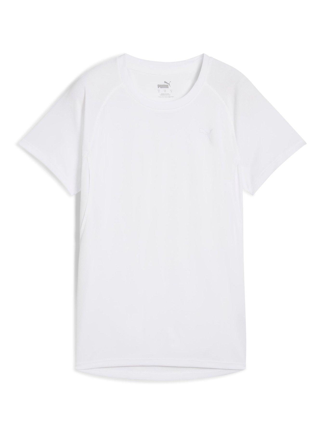 Image 5 of 5 of Puma Womens Running Velocity T-Shirt - White