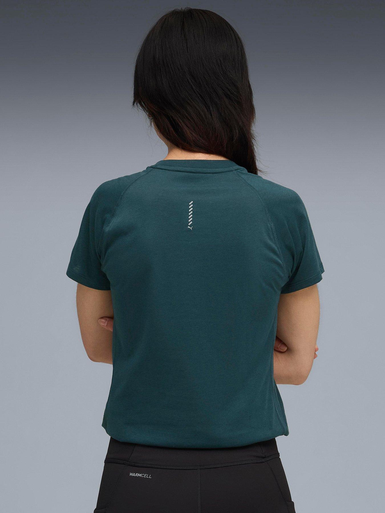 Image 2 of 5 of Puma Womens Running Velocity T-Shirt - Green