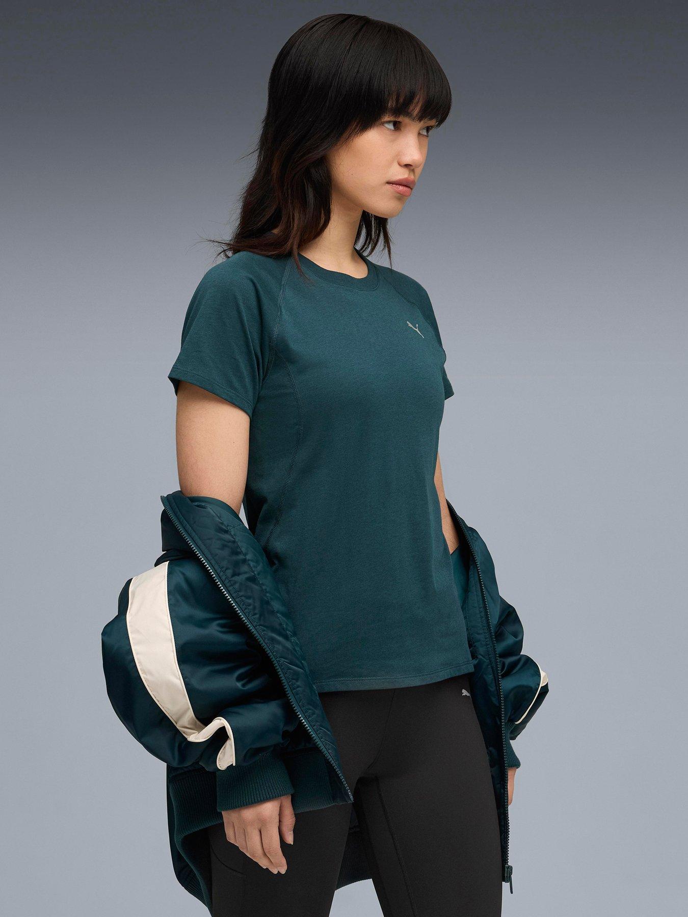 Image 3 of 5 of Puma Womens Running Velocity T-Shirt - Green