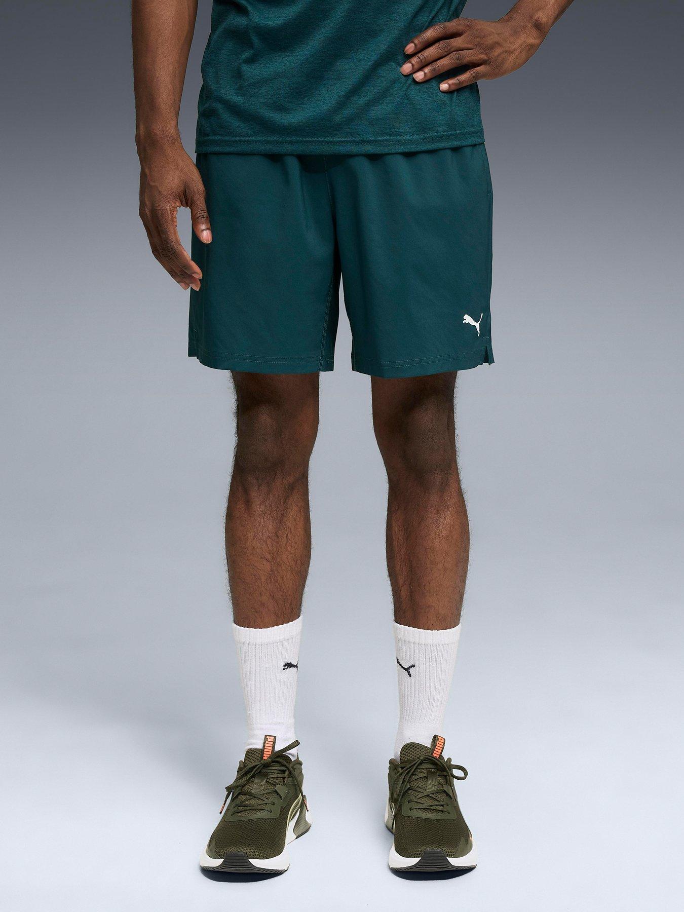 Puma Mens Training Essentials 7Inch Woven Shorts - Green